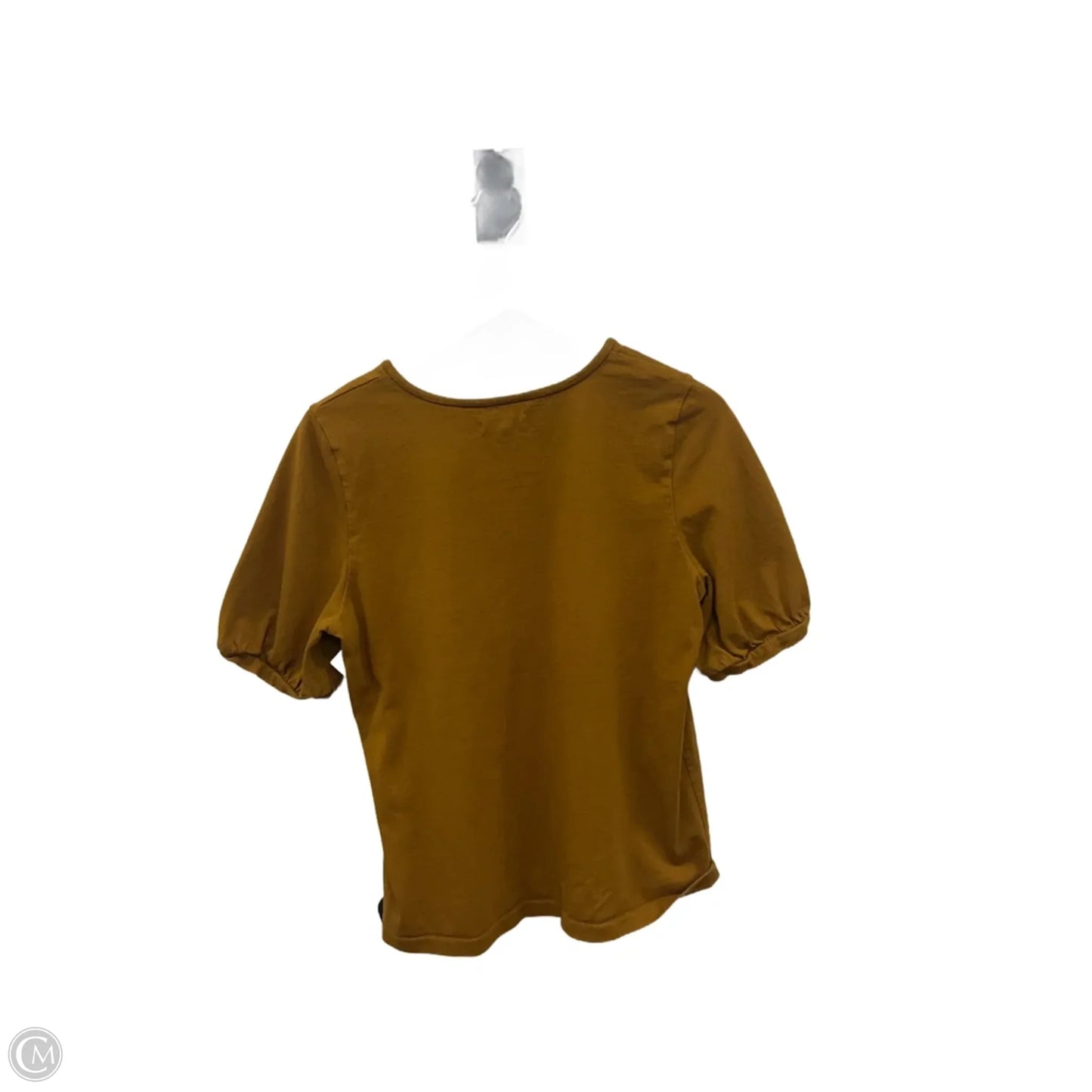 Top Short Sleeve By Madewell In Brown, Size: M