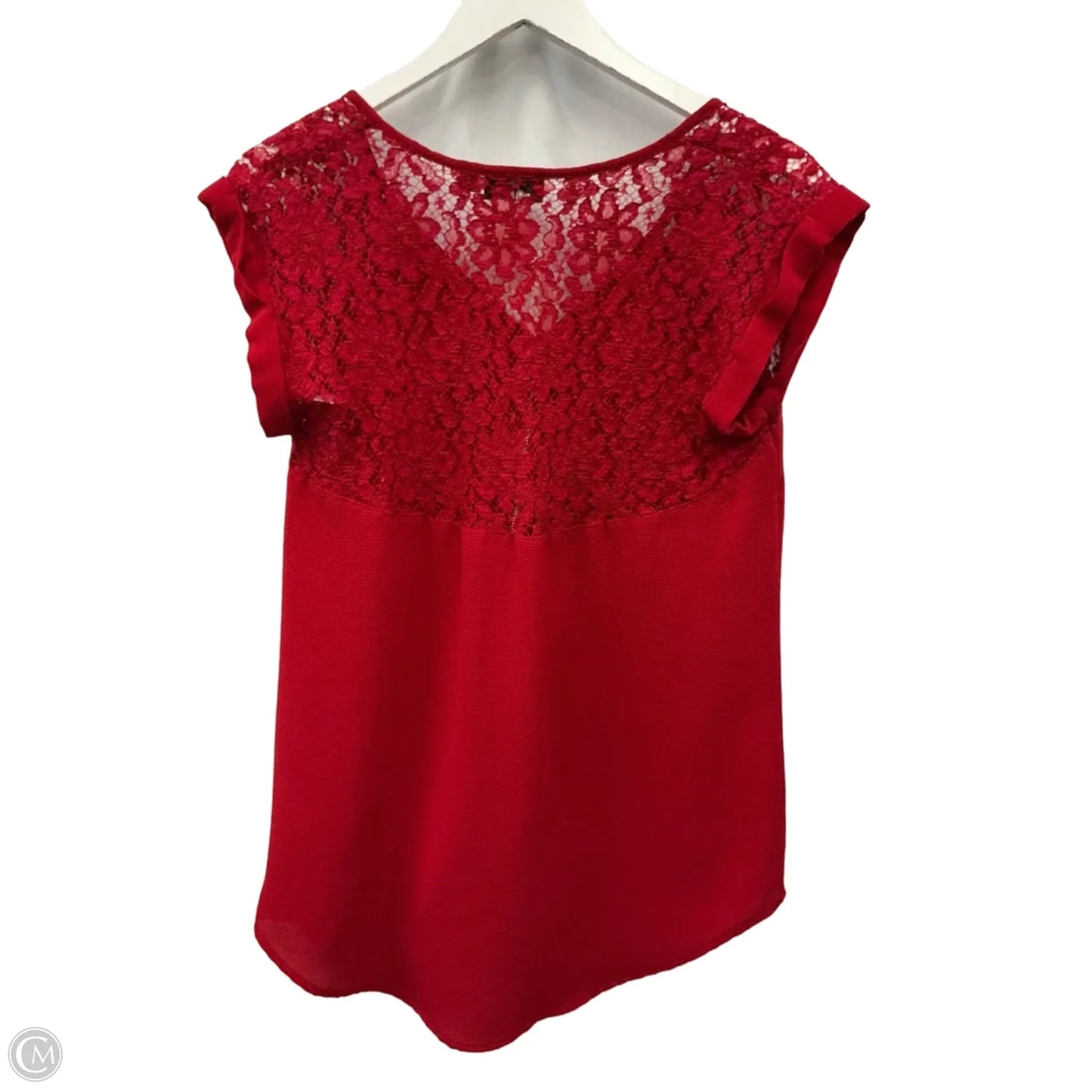 Top Sleeveless By Clothes Mentor In Red, Size: M