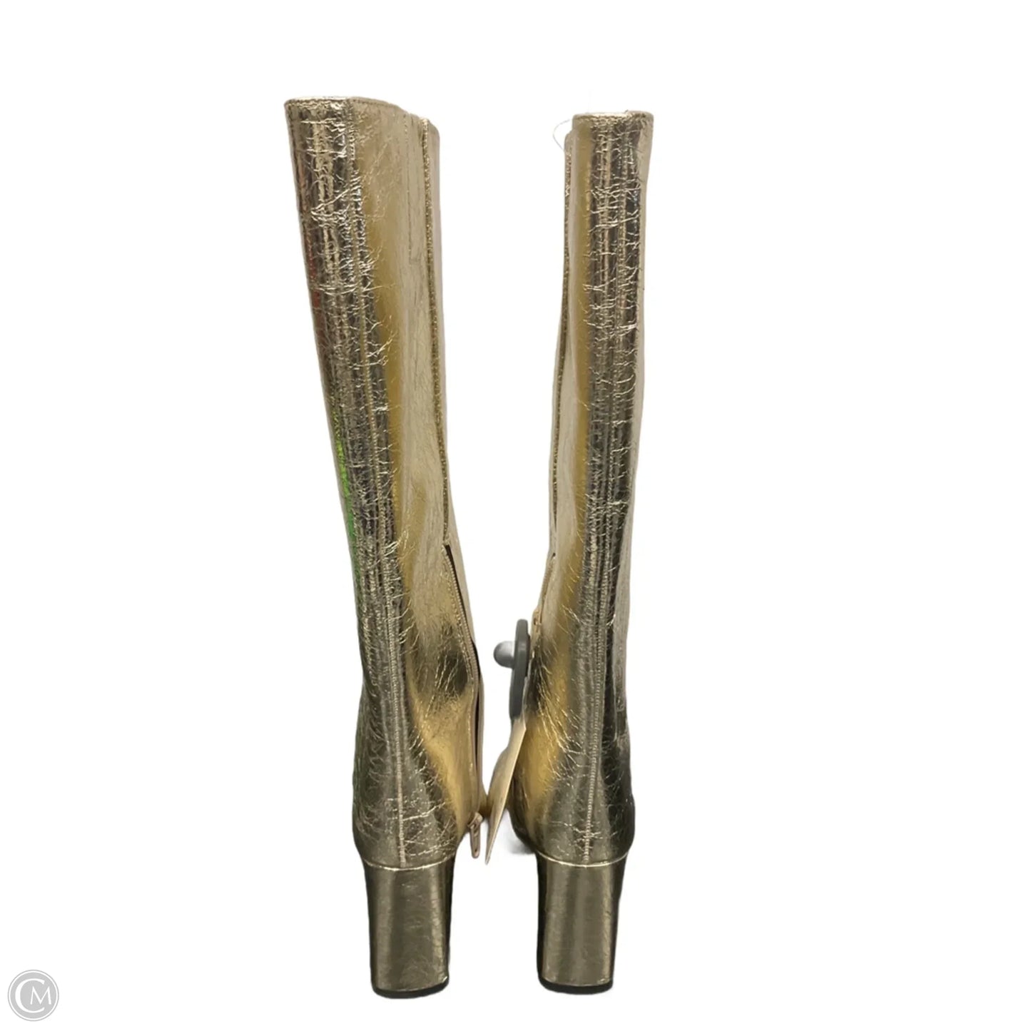 Boots Mid-calf Heels By A New Day In Gold, Size: 6