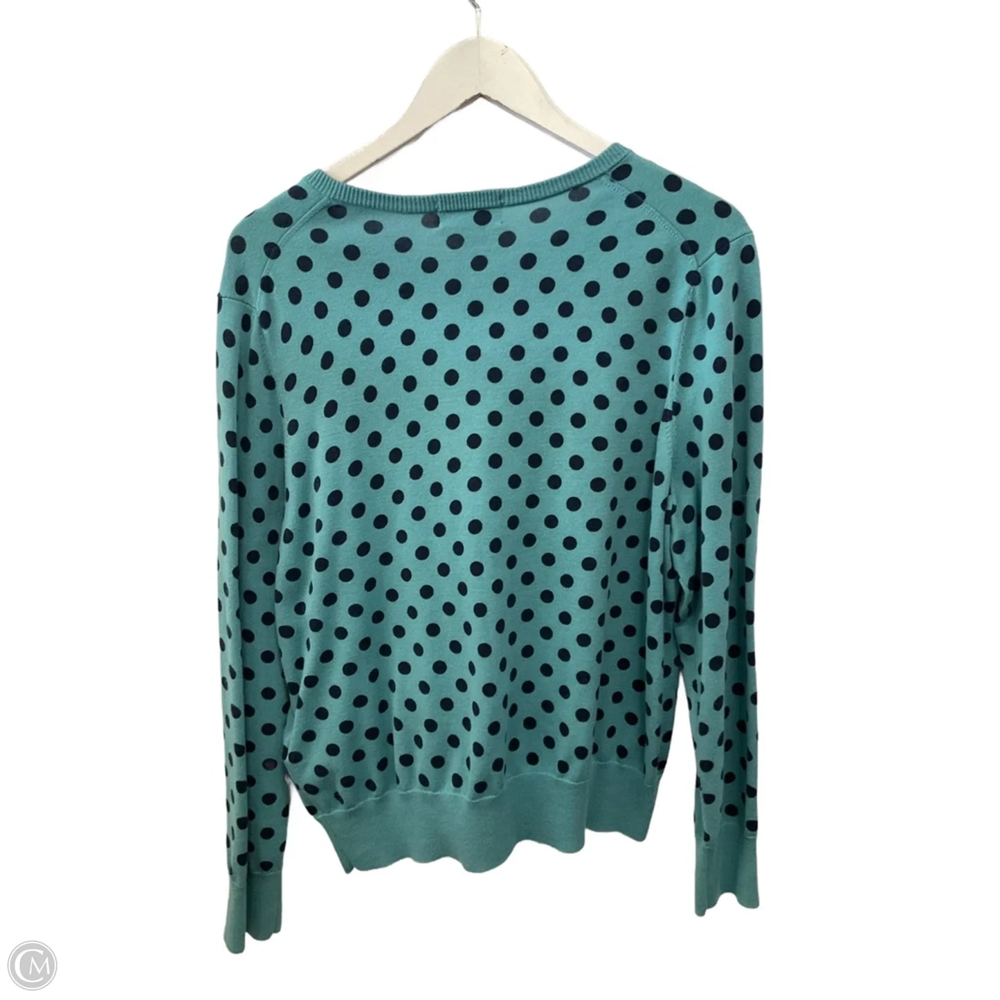 Cardigan By Lands End In Green, Size: L