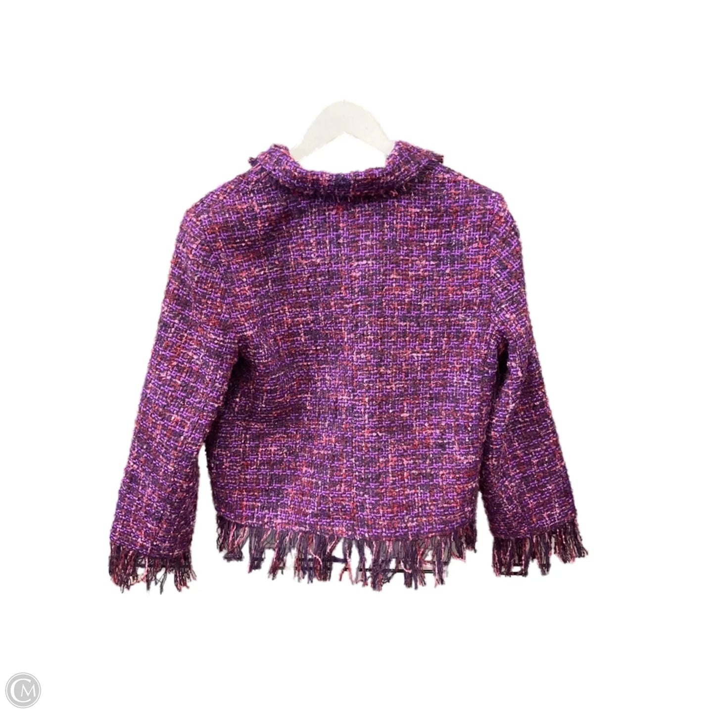 Blazer By Chicos In Purple, Size: M