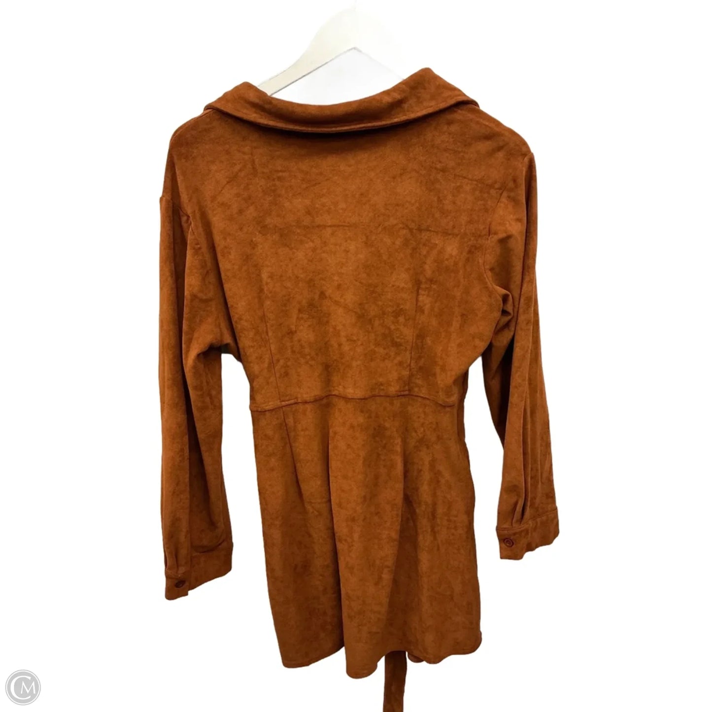 Top Long Sleeve By Fashion Nova In Orange, Size: Xl