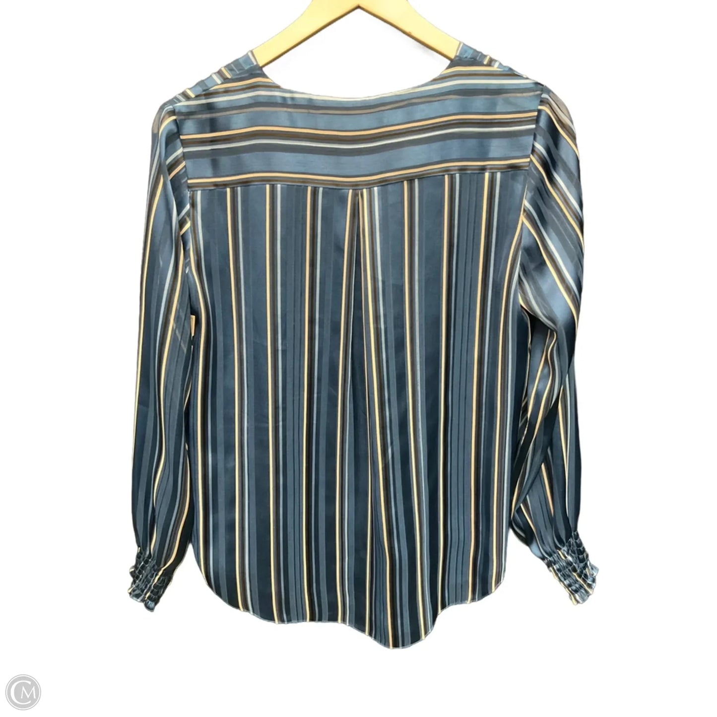 Top Long Sleeve By White House Black Market In Blue, Size: Xs