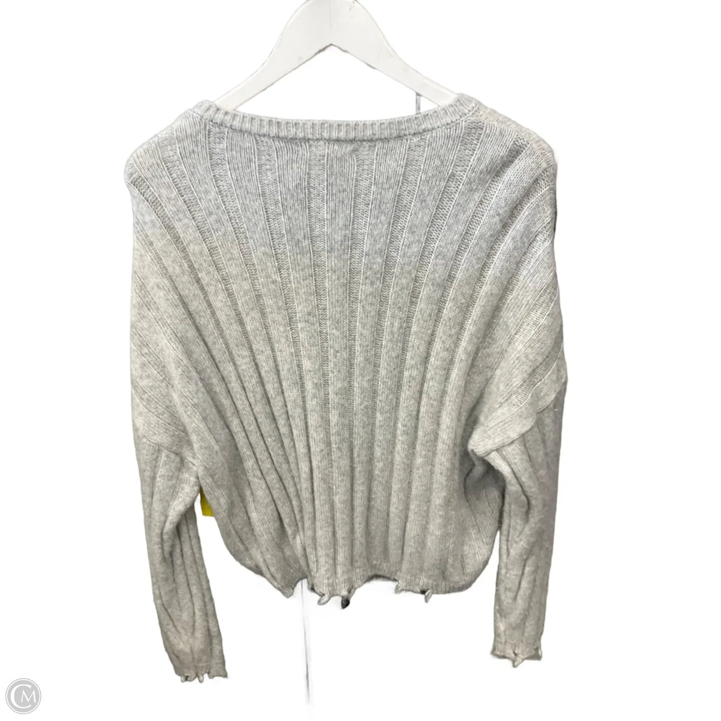 Sweater By Clothes Mentor In Grey, Size: M