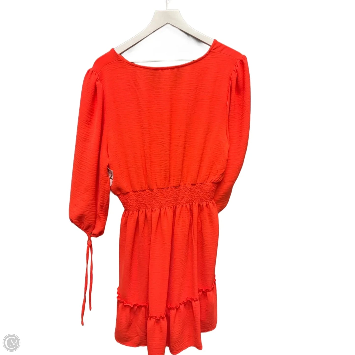 Dress Casual Short By Clothes Mentor In Orange, Size: L