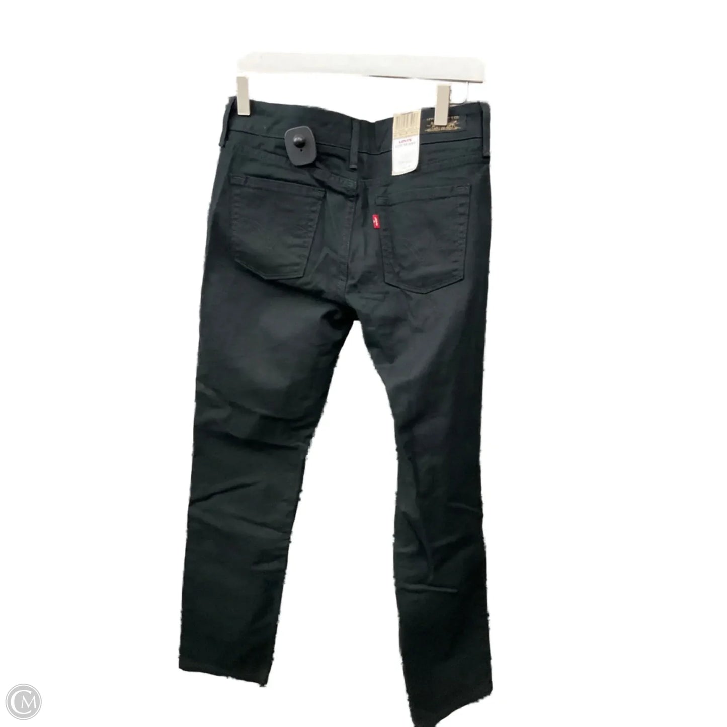 Jeans Straight By Levis In Black, Size: 6p