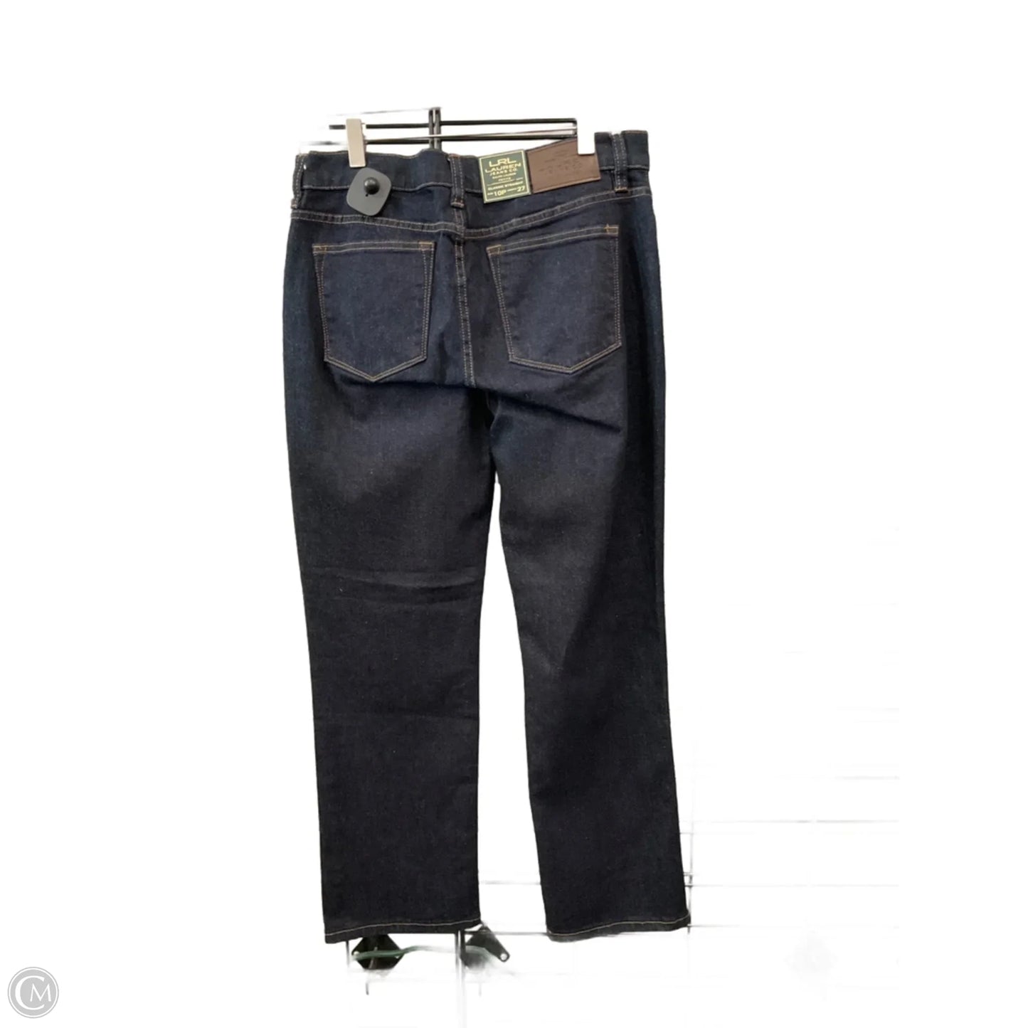 Jeans Straight By Ralph Lauren In Blue Denim, Size: 10p
