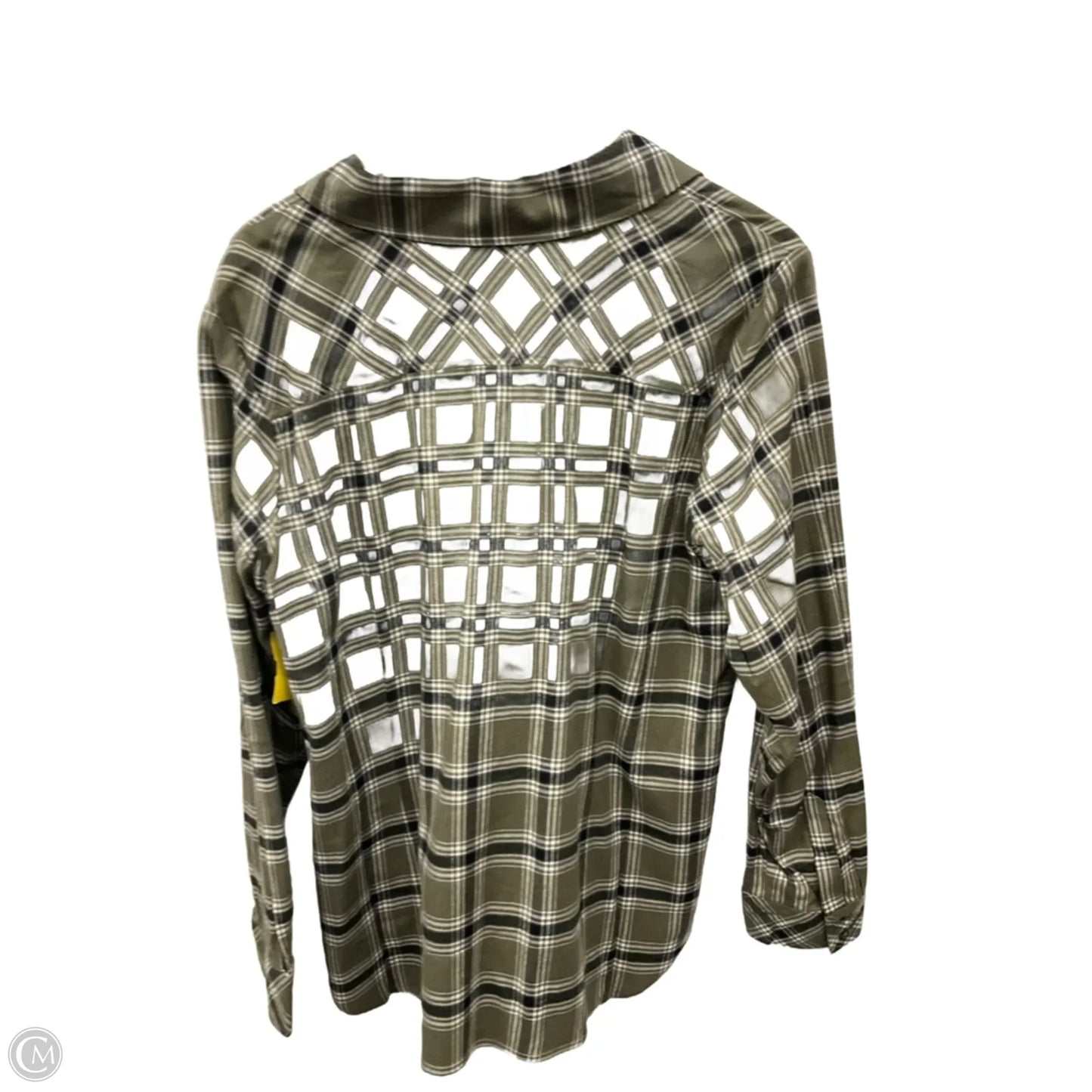 Top Long Sleeve By Christopher And Banks In Green, Size: Xl