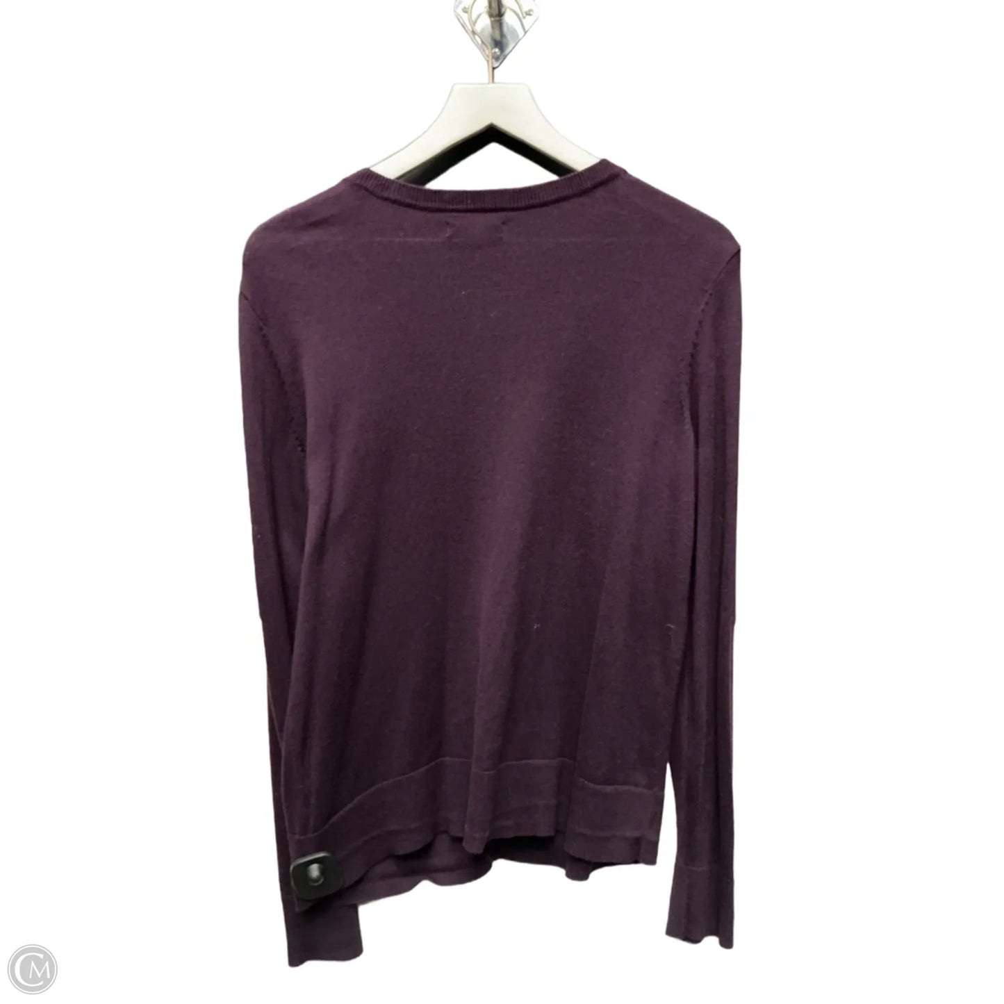 Cardigan By Croft And Barrow In Purple, Size: M