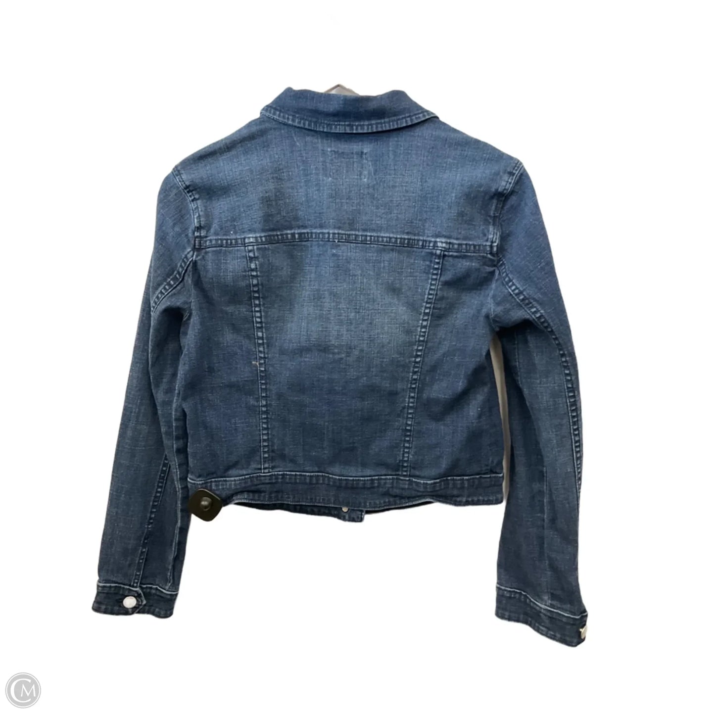Jacket Denim By Elle In Blue Denim, Size: M