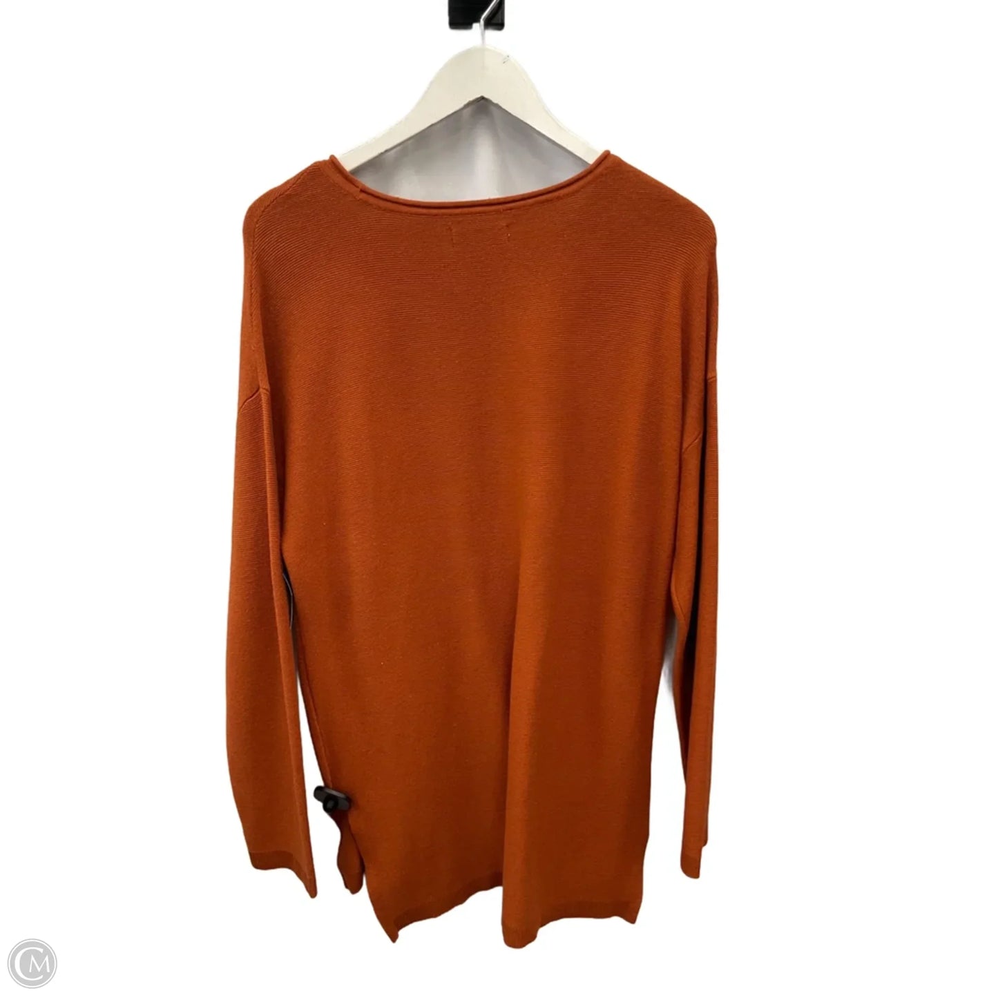 Top Long Sleeve By Croft And Barrow In Orange, Size: M