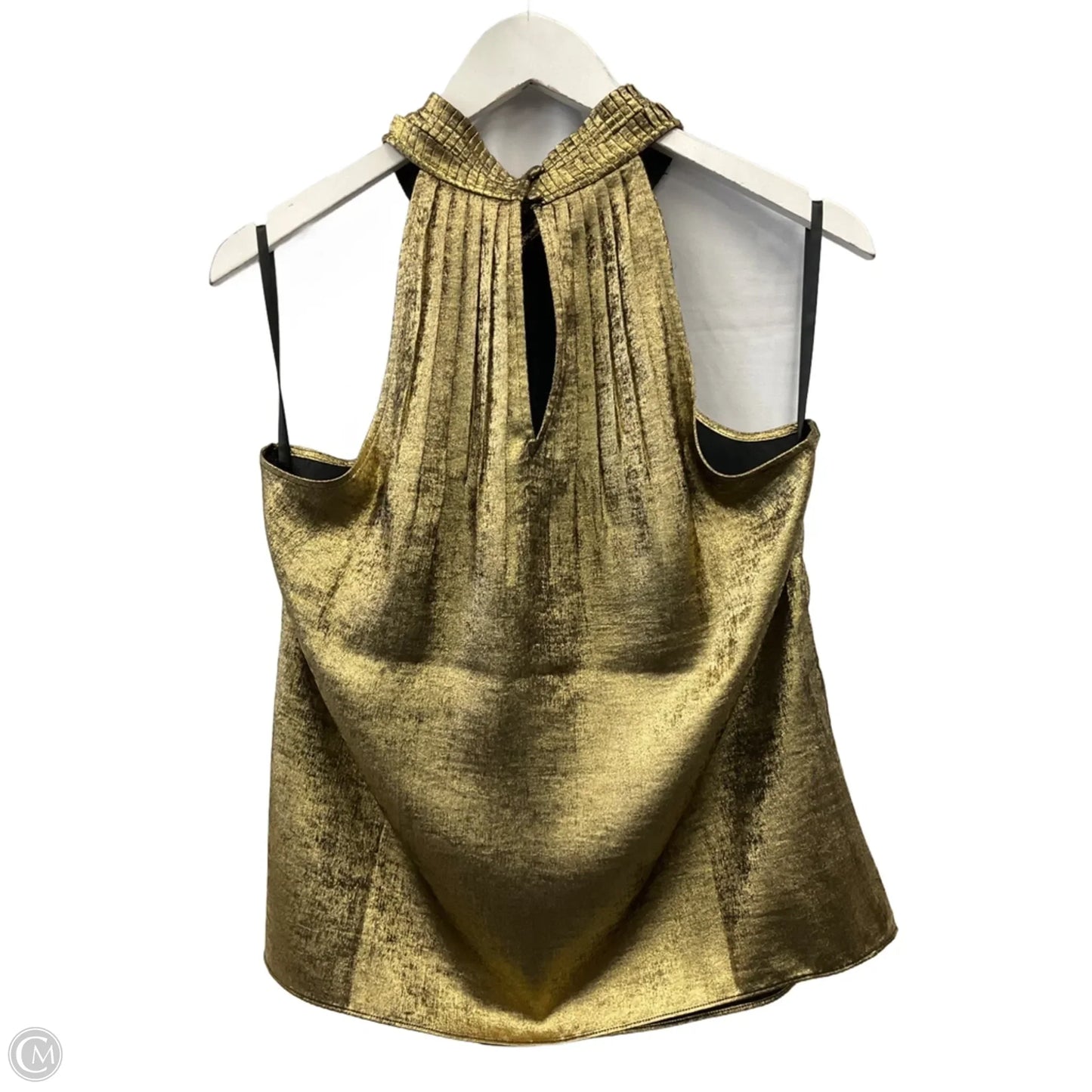Top Sleeveless By White House Black Market In Gold, Size: M