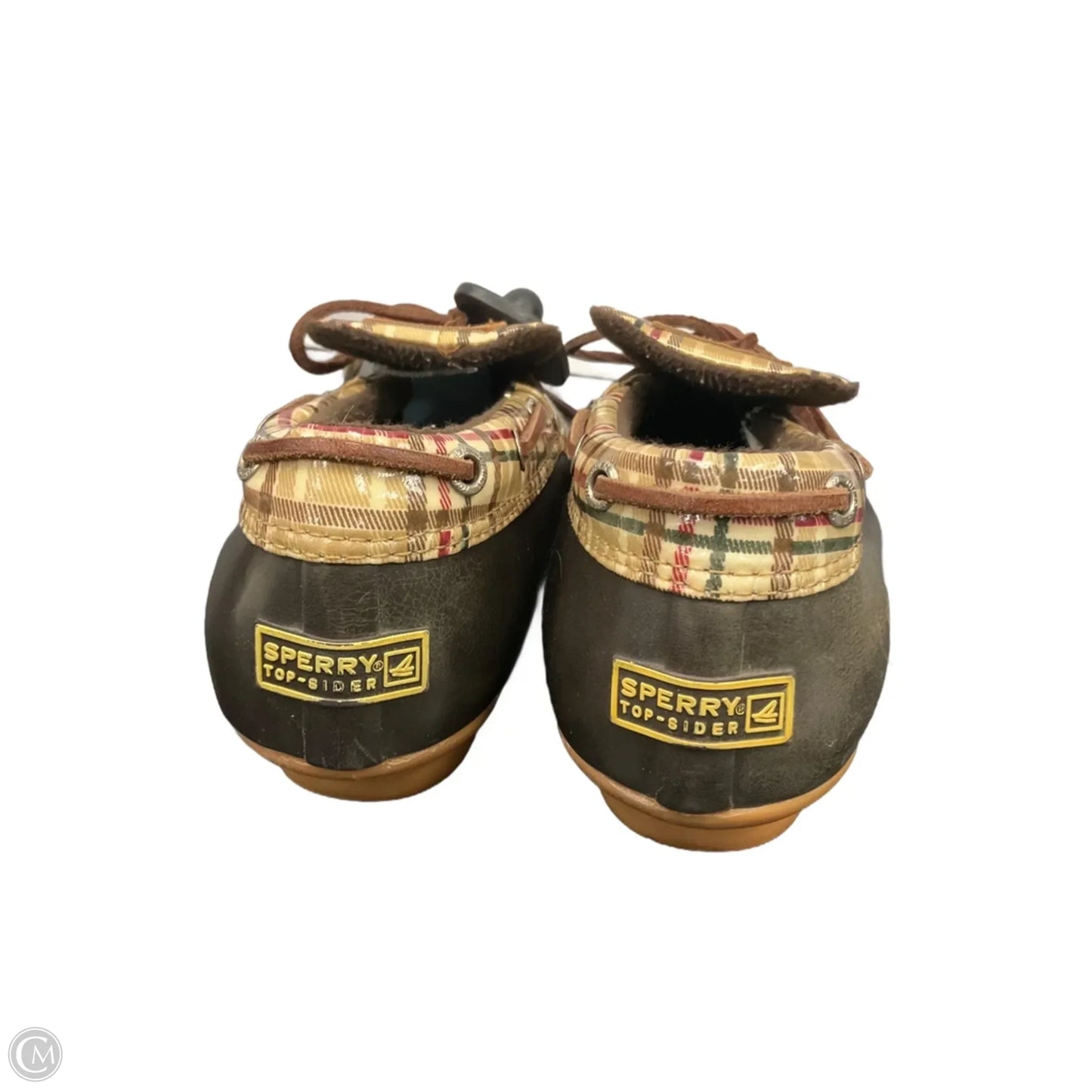 Shoes Flats By Sperry In Plaid Pattern, Size: 8