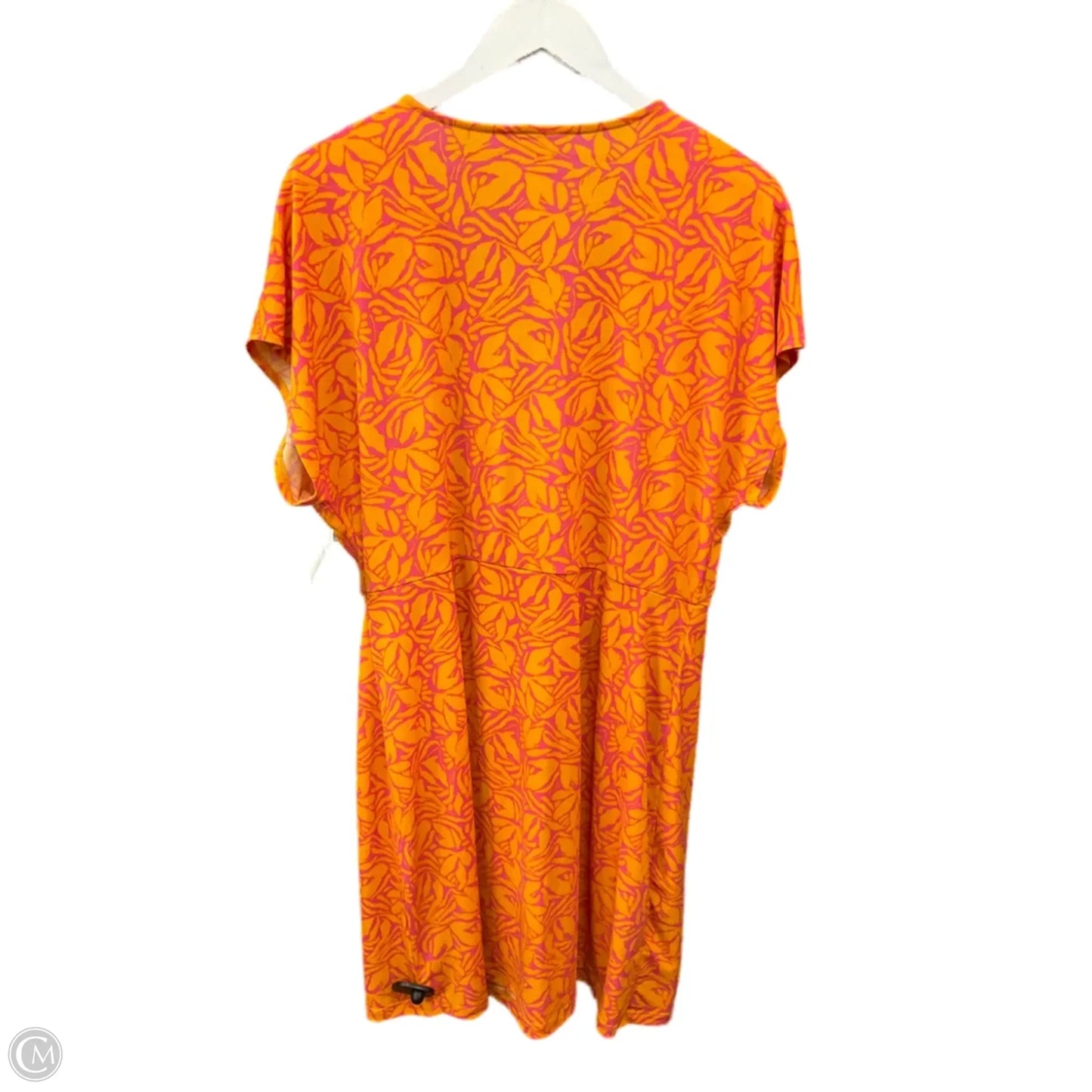 Dress Casual Midi By Nine West In Orange, Size: Xl