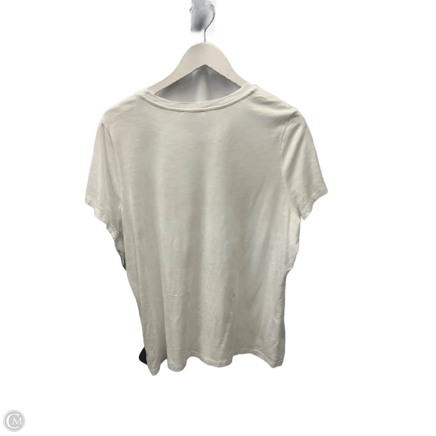 Top Short Sleeve By Maurices In White, Size: Xl
