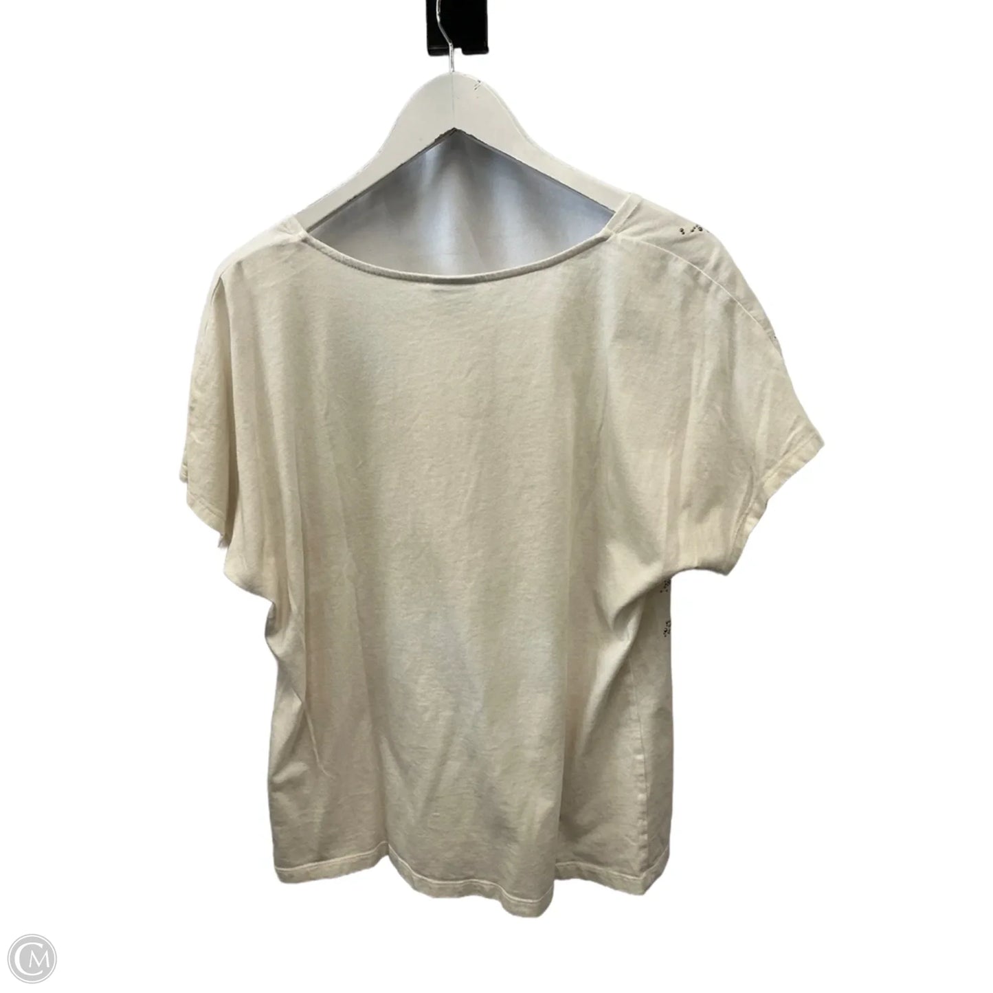 Top Short Sleeve By Chicos In Beige, Size: 2