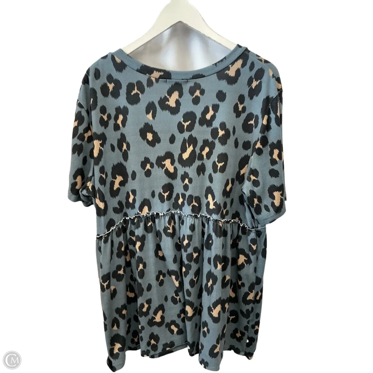 Top Short Sleeve By Heimish Usa In Grey, Size: 3x