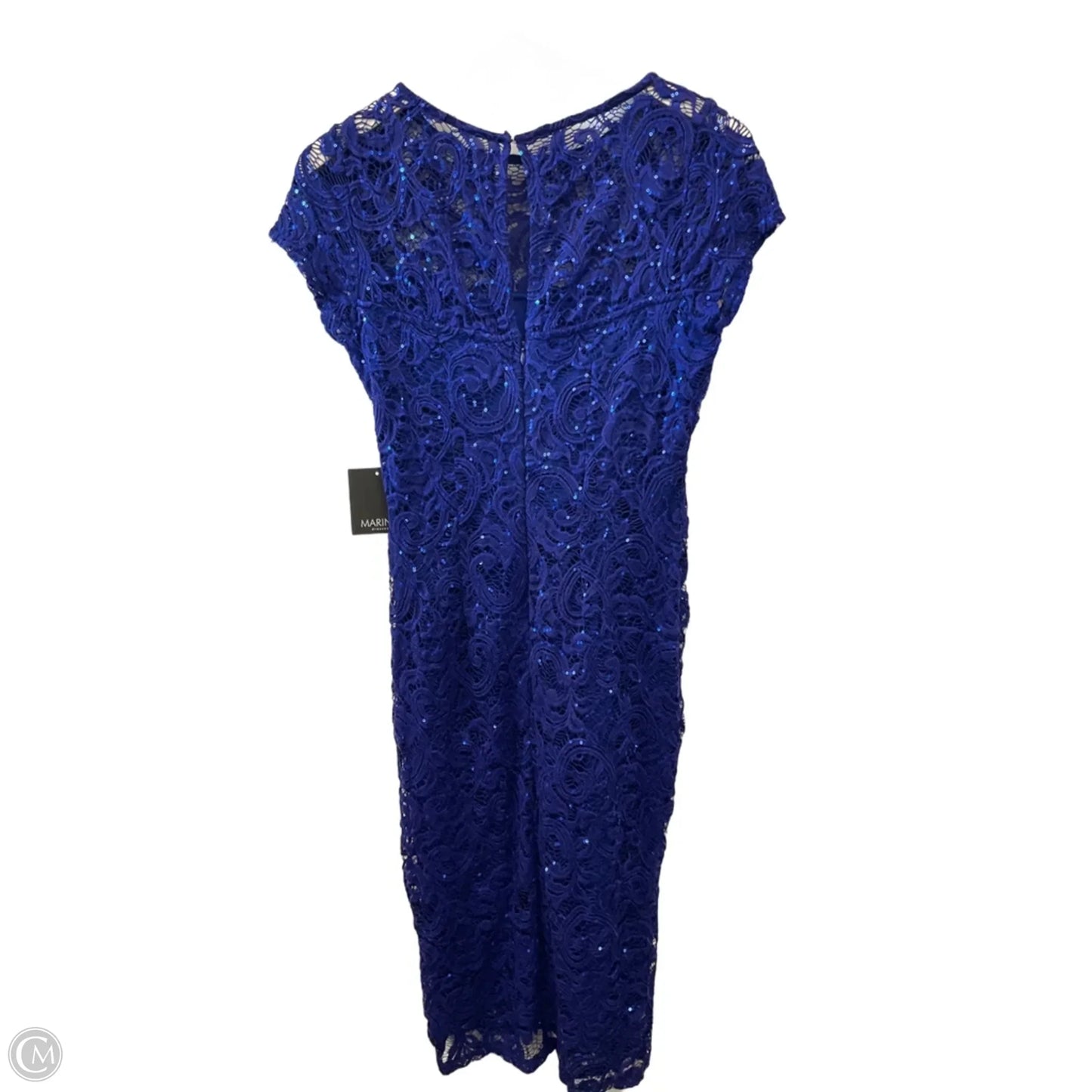 Dress Party Midi By Marina In Blue, Size: S