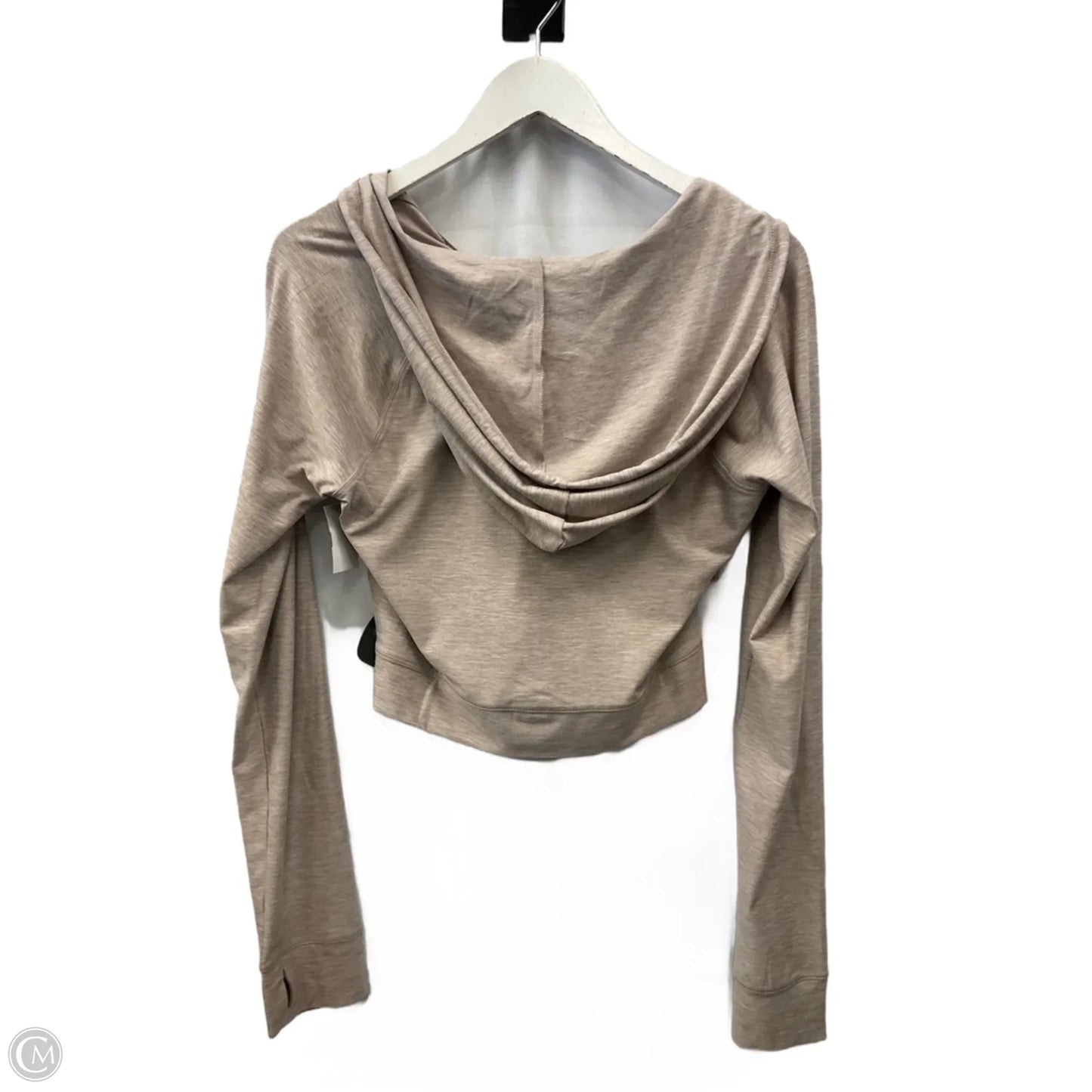 Athletic Jacket By Clothes Mentor In Brown, Size: M