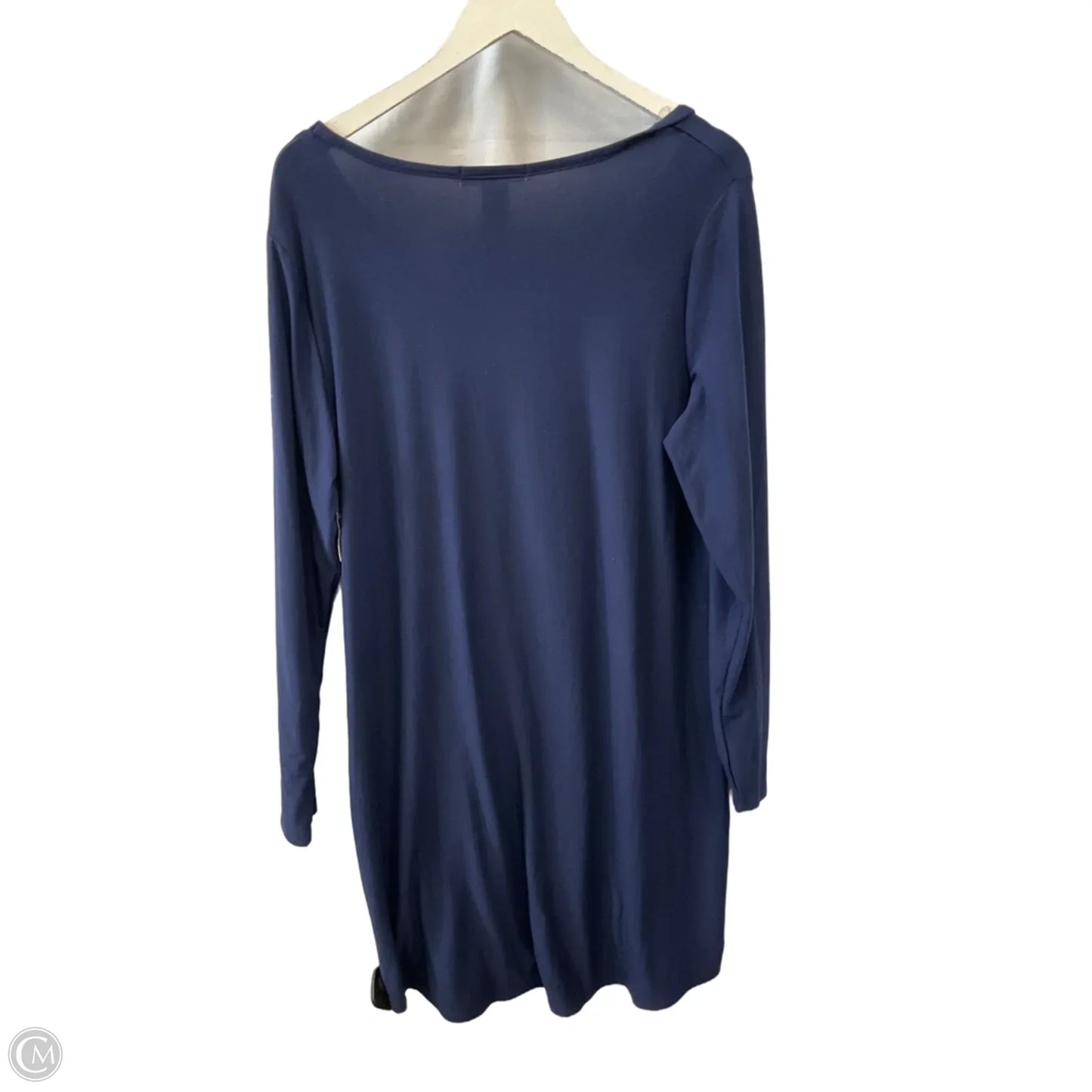 Dress Casual Midi By Planet Gold In Navy, Size: 1x