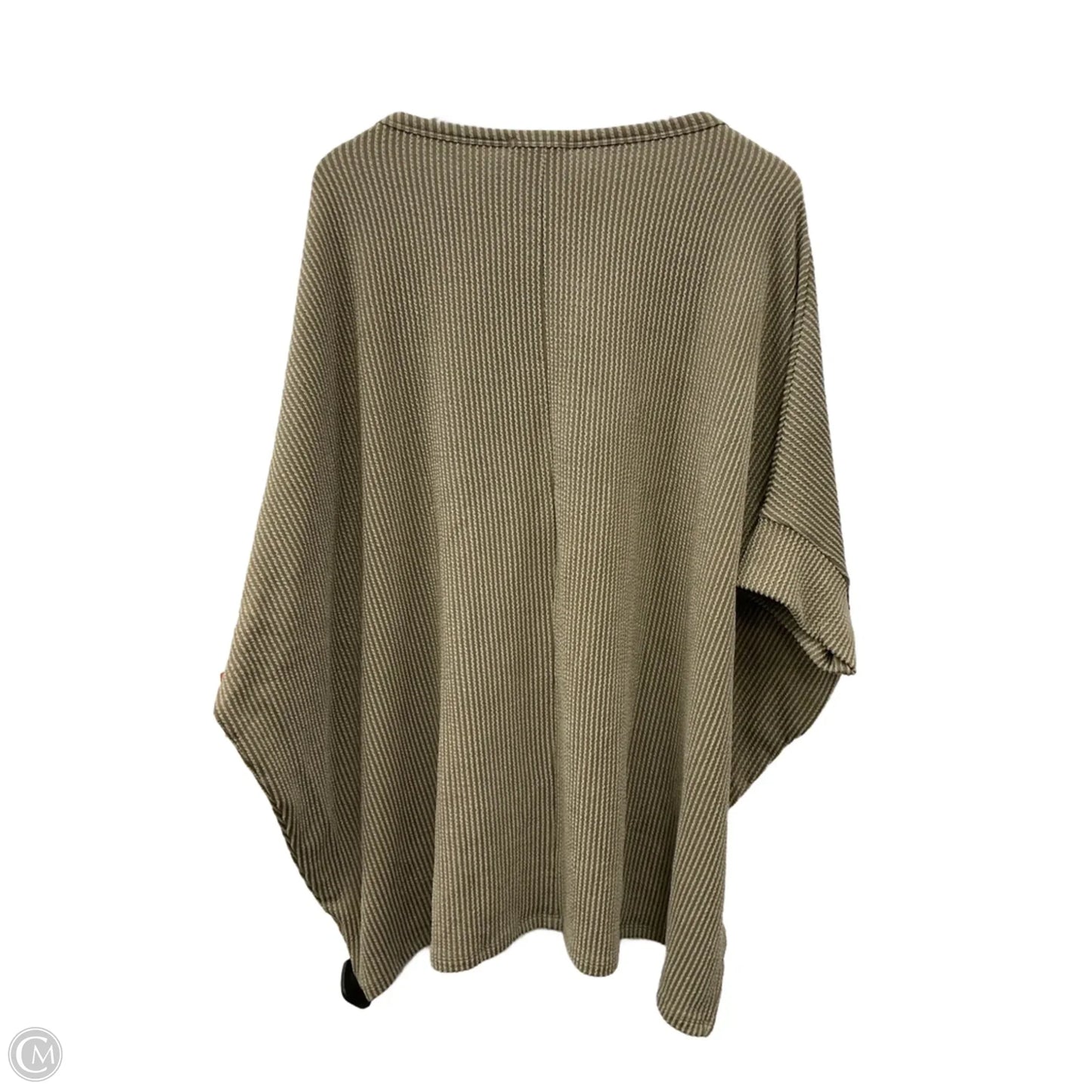 Top Short Sleeve By Andree By Unit In Brown, Size: 1x