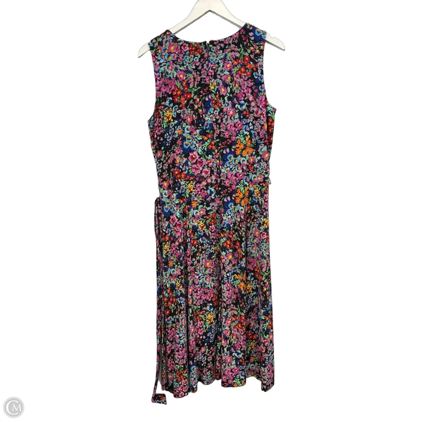 Dress Casual Midi By Anne Klein In Floral Print, Size: Xl