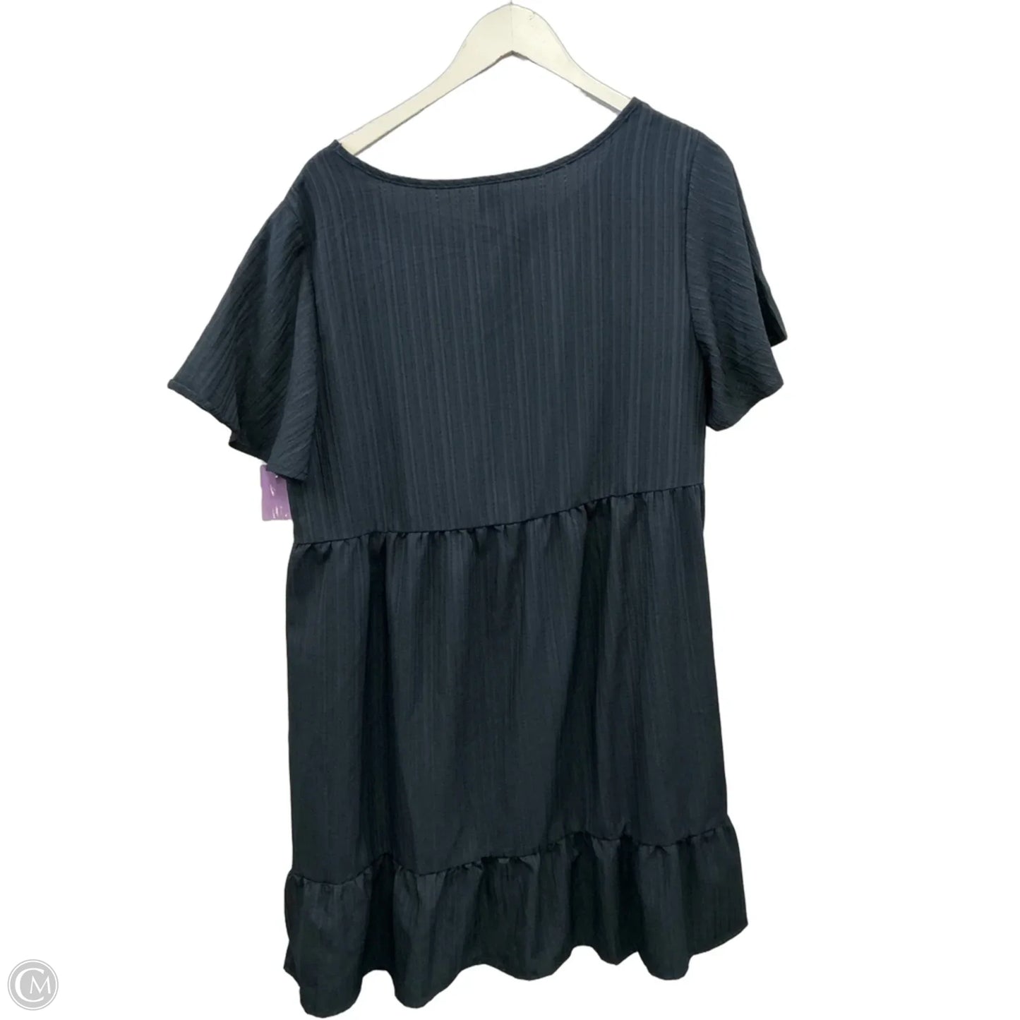 Dress Casual Midi By Emery Rose In Navy, Size: 2x