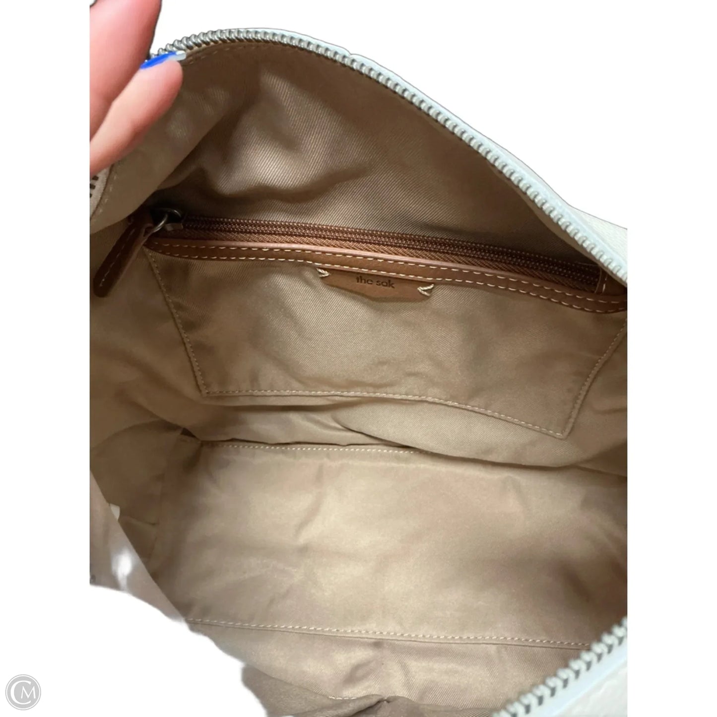 Handbag Leather By The Sak, Size: Large