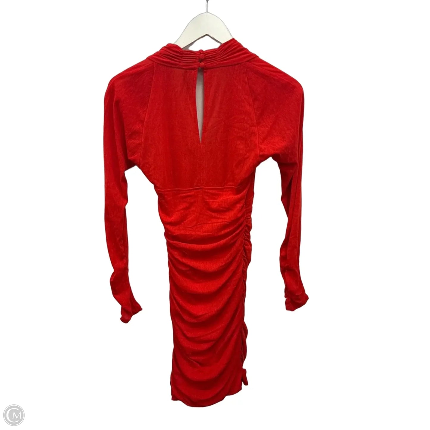 Dress Party Midi By Anthropologie In Red, Size: S