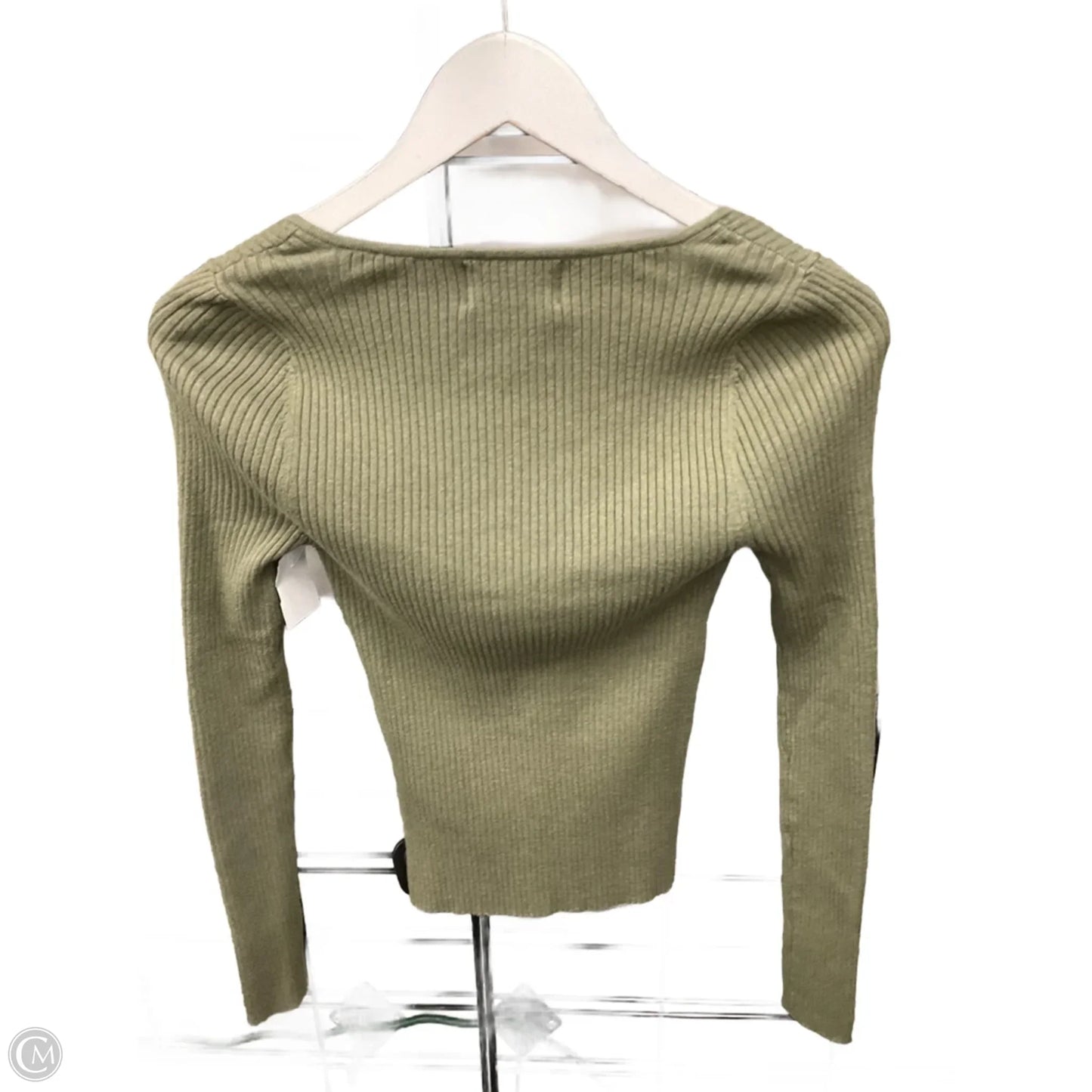Sweater By Old Navy In Green & Grey, Size: Xs