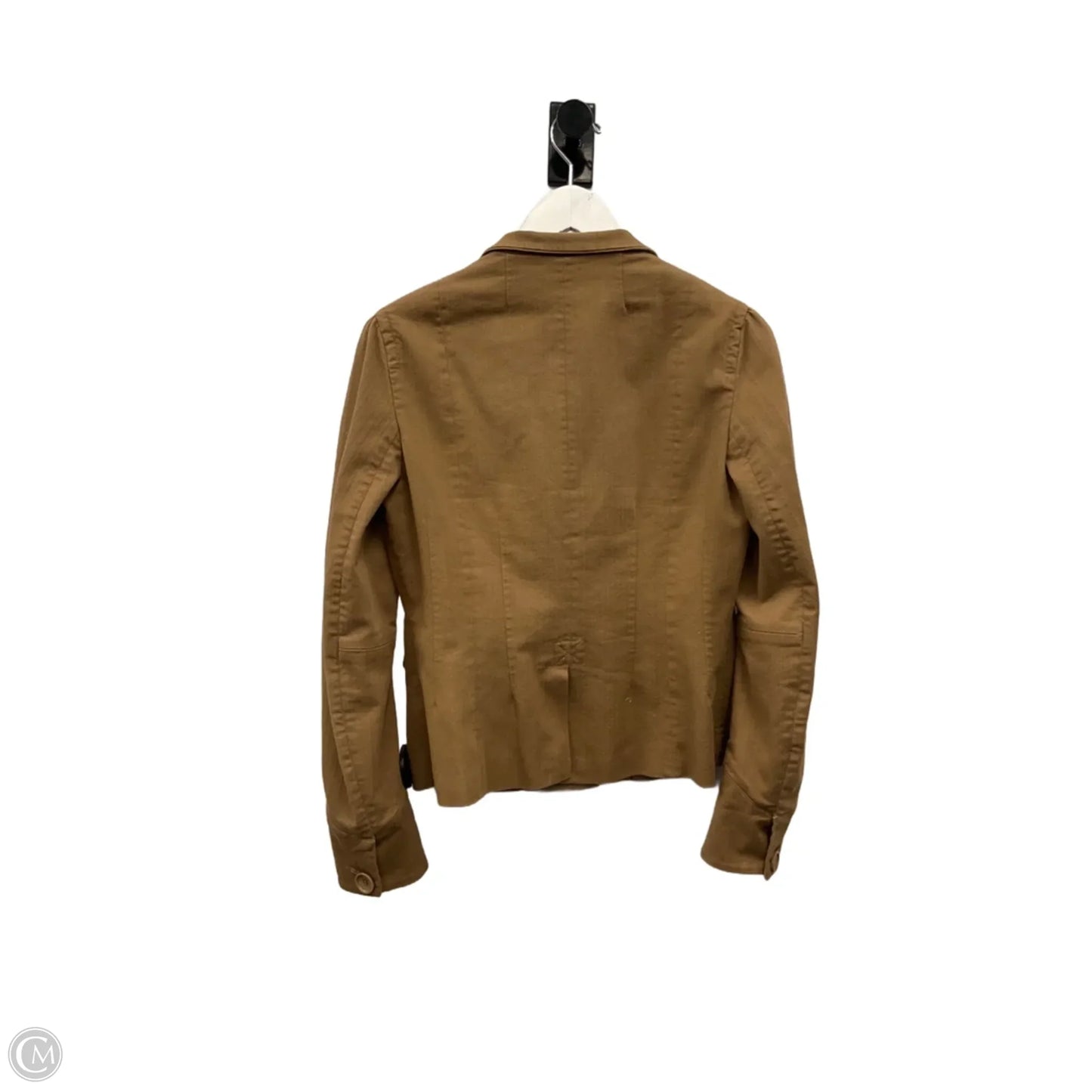 Blazer By Clothes Mentor In Gold, Size: M