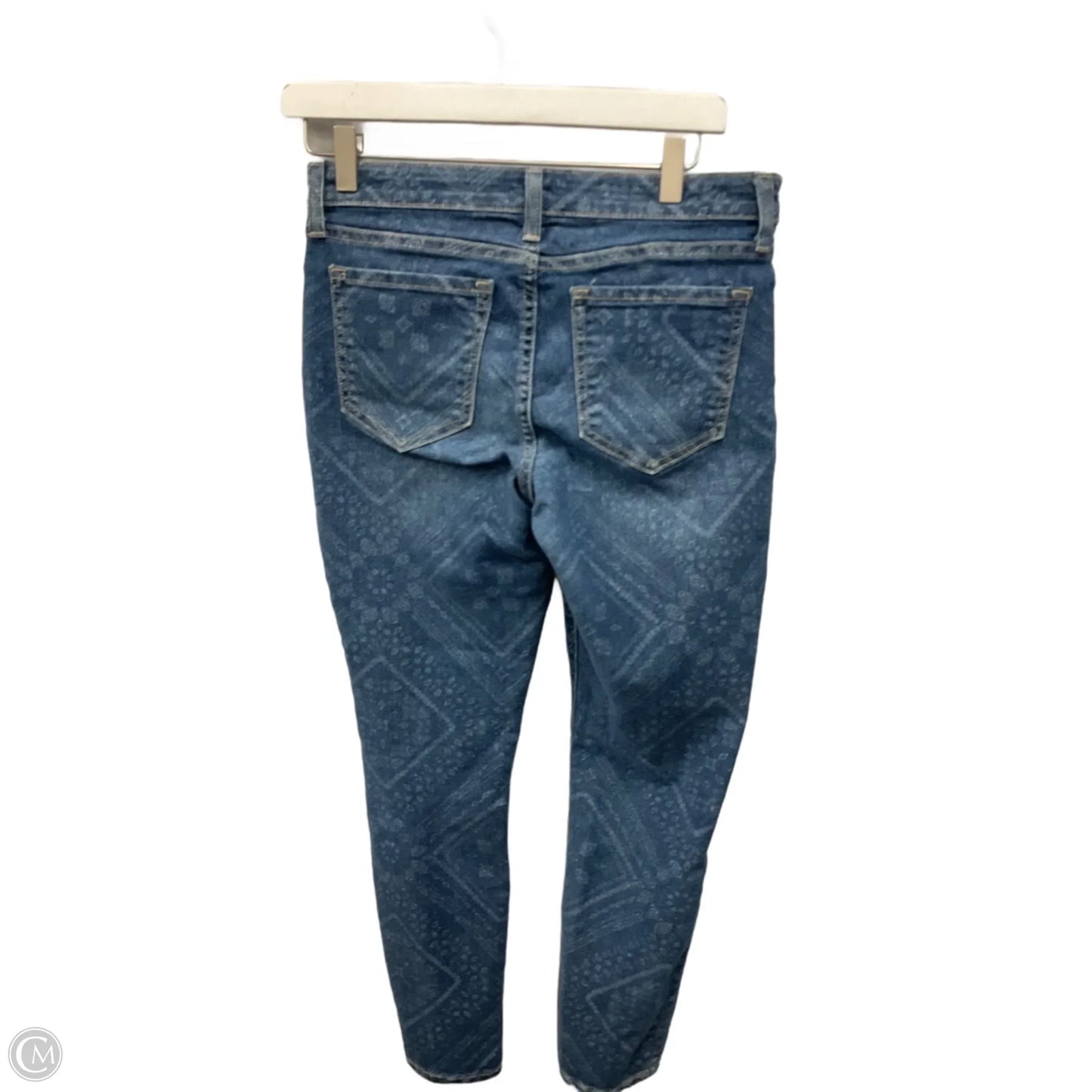 Jeans Skinny By Gap In Blue Denim, Size: 4