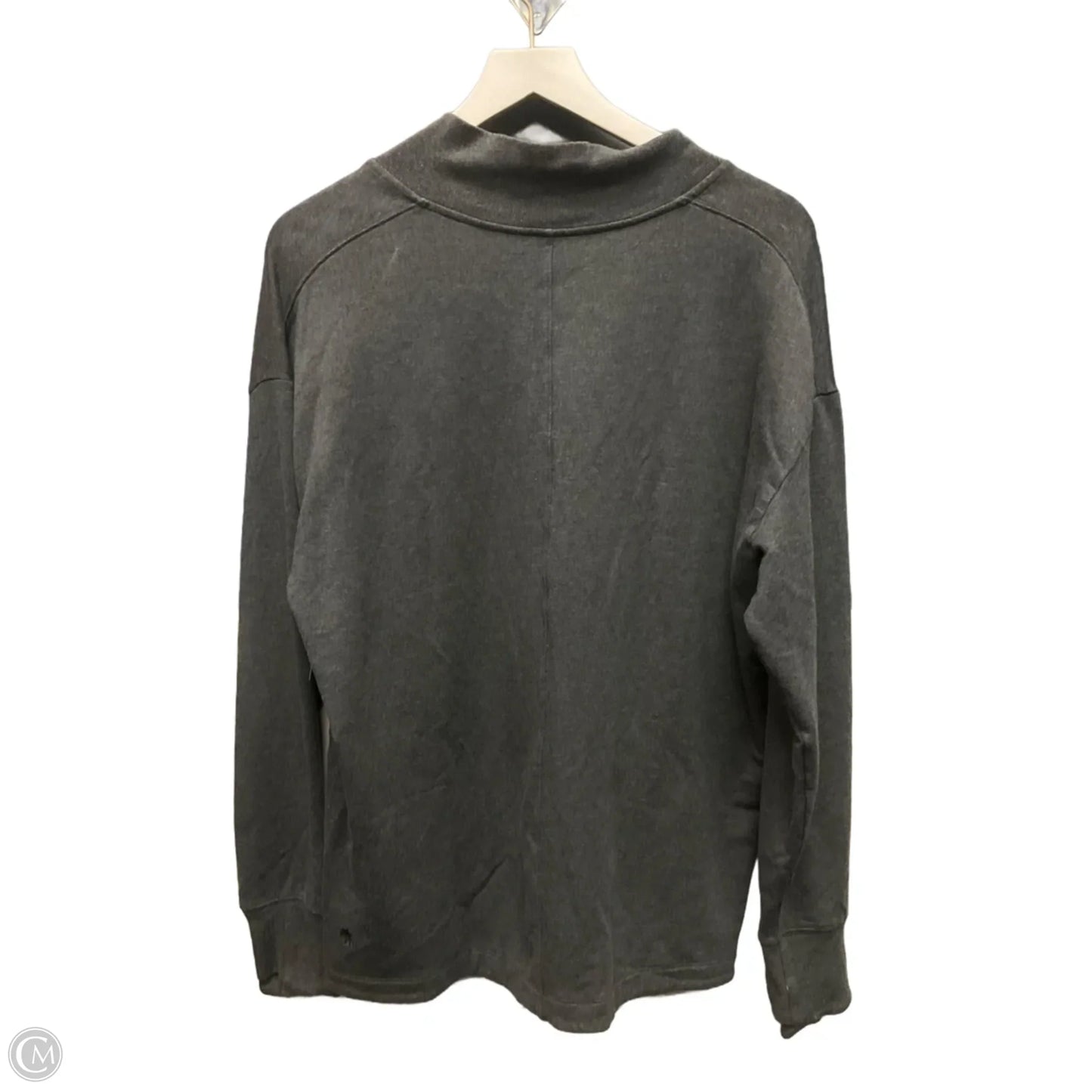 Athletic Sweatshirt Collar By Athleta In Grey, Size: L