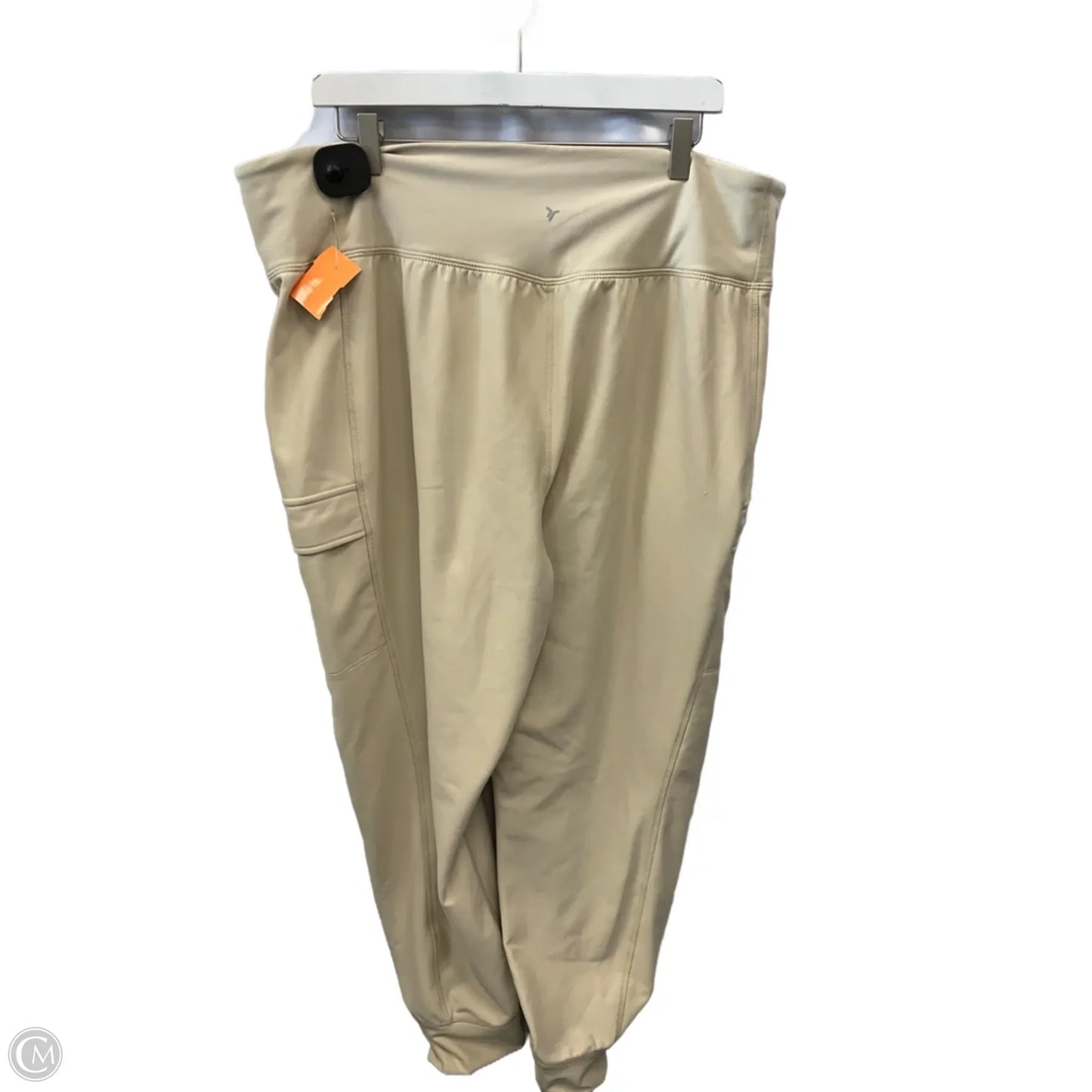 Athletic Pants By Old Navy In Cream, Size: 2x