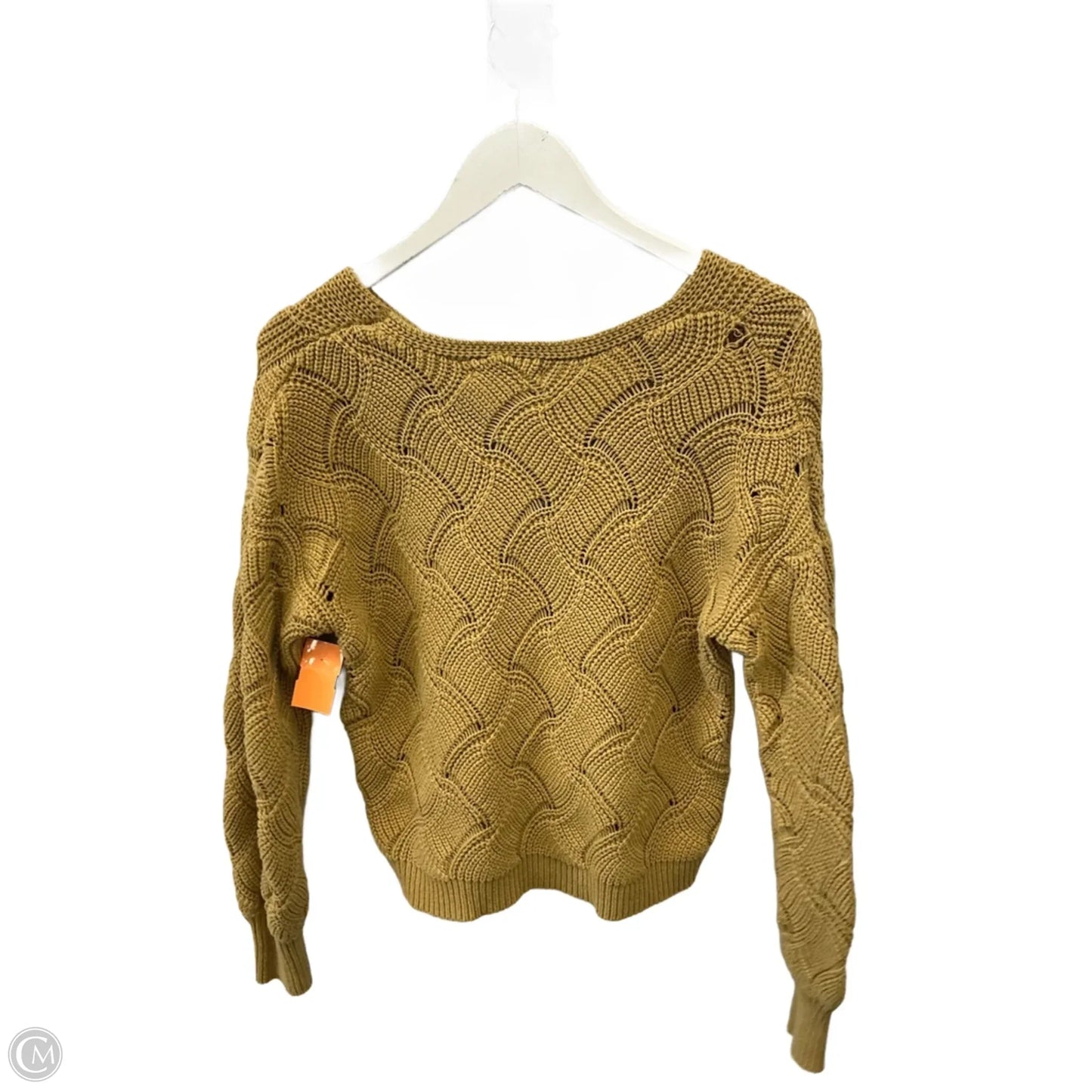 Sweater By Moon And Madison In Gold, Size: M
