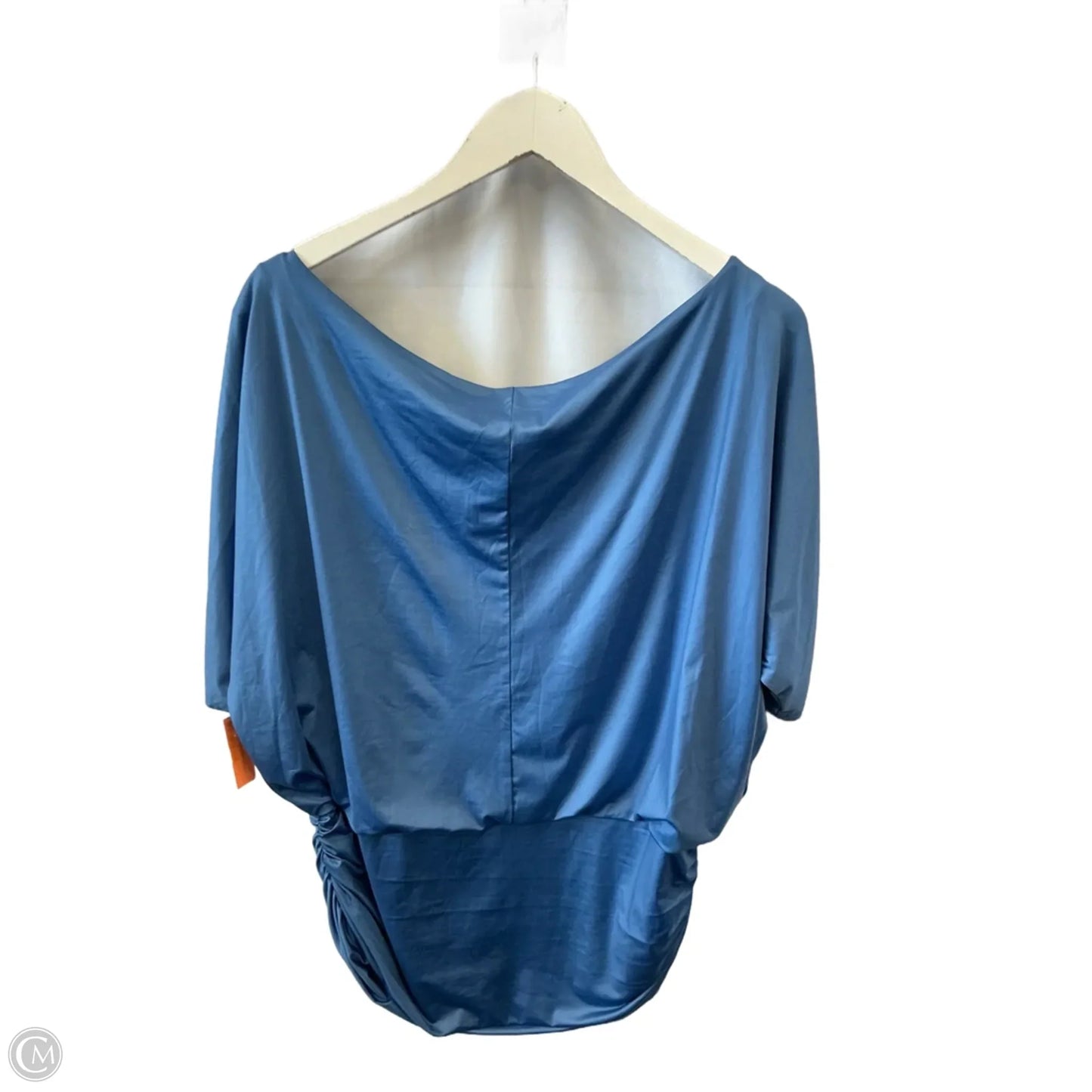 Top Short Sleeve By Inc In Blue, Size: L