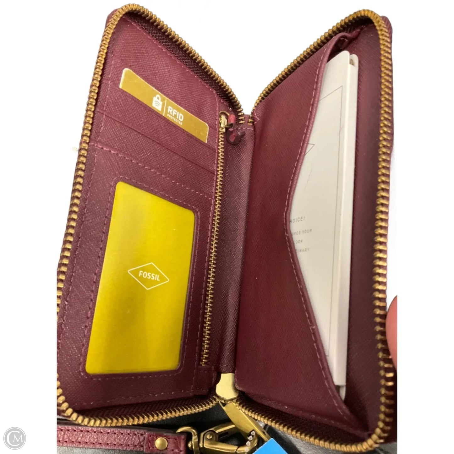 Wallet By Fossil, Size: Medium