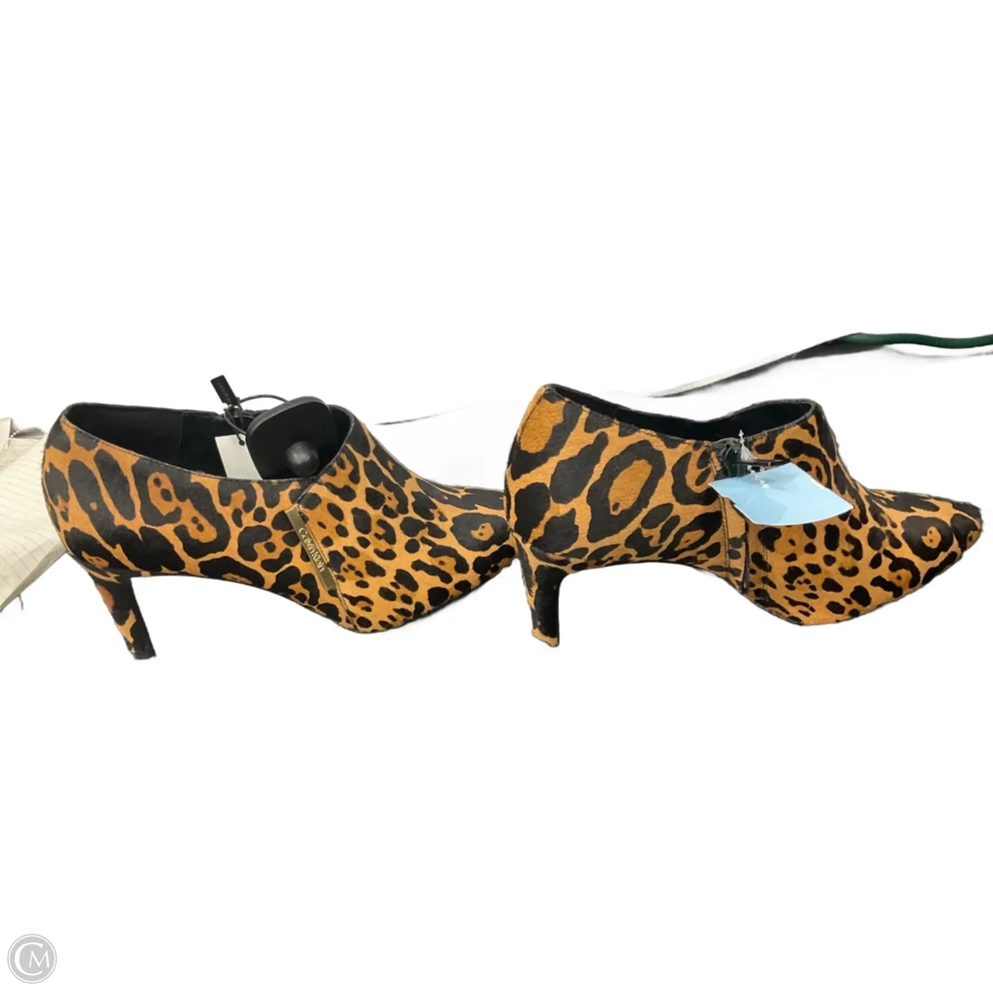 Shoes Heels Stiletto By Calvin Klein In Animal Print, Size: 8.5