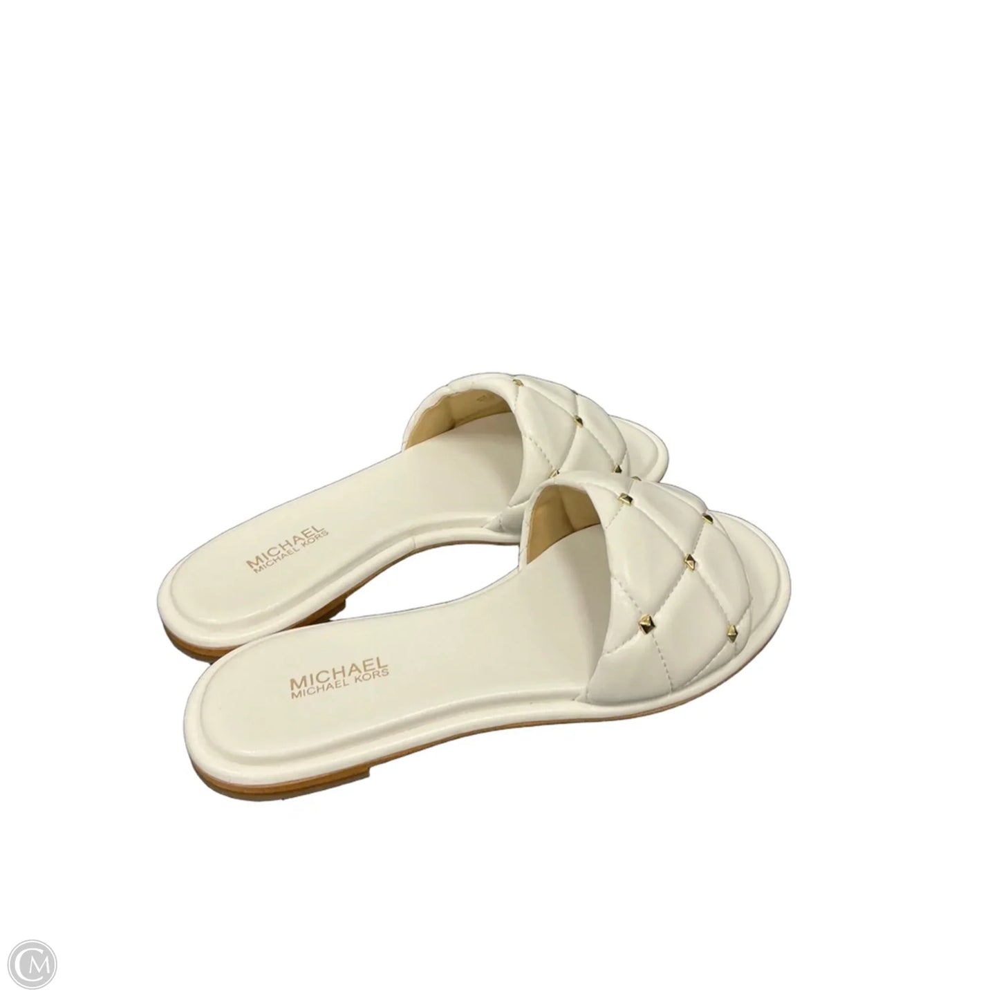Sandals Designer By Michael Kors In White, Size: 5.5