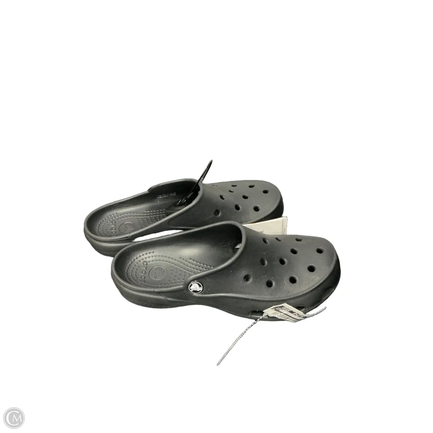 Shoes Flats By Crocs In Black, Size: 7