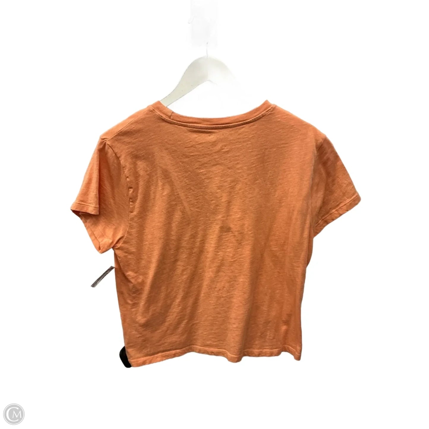 Top Short Sleeve By American Eagle In Orange, Size: M