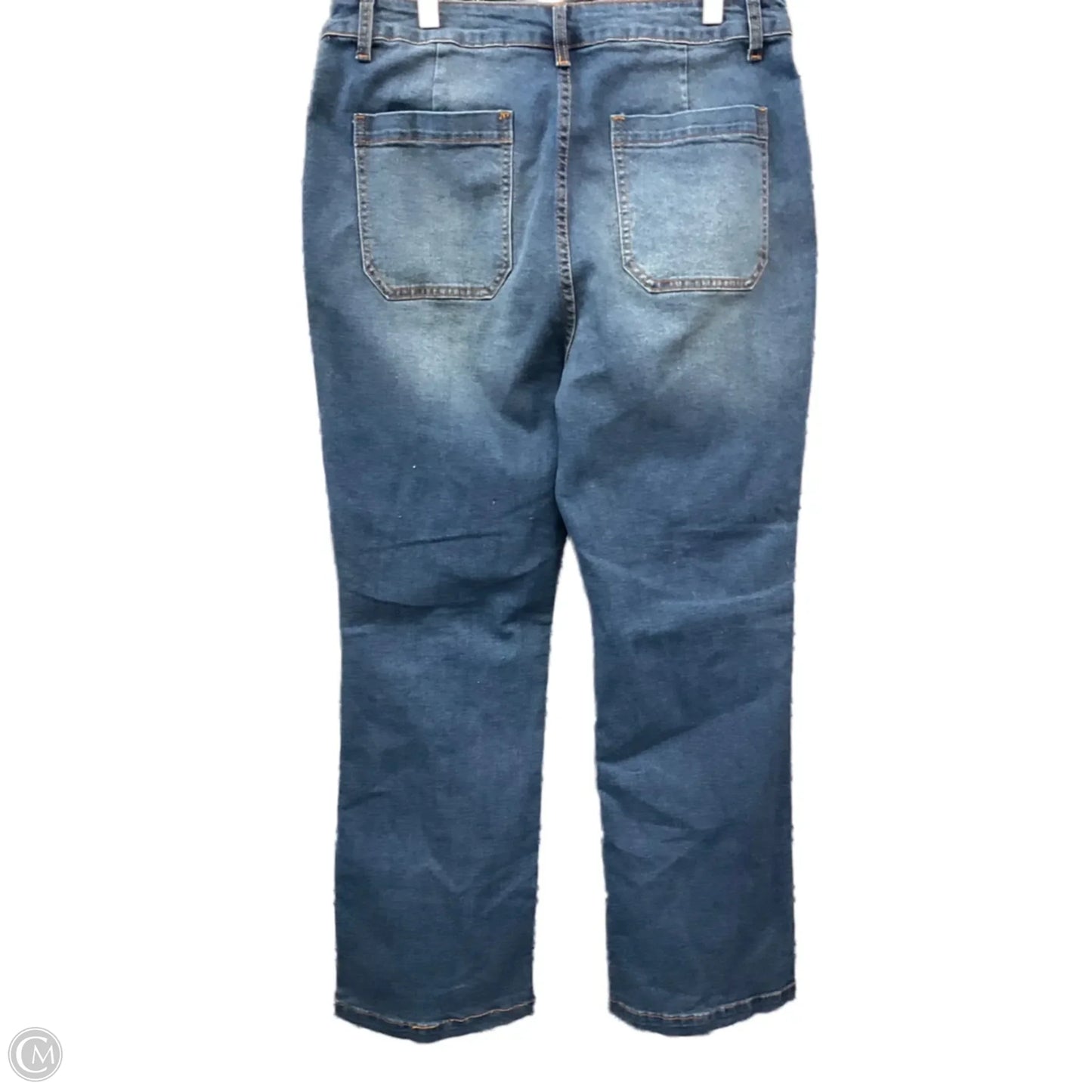 Jeans Straight By Clothes Mentor In Blue Denim, Size: 16