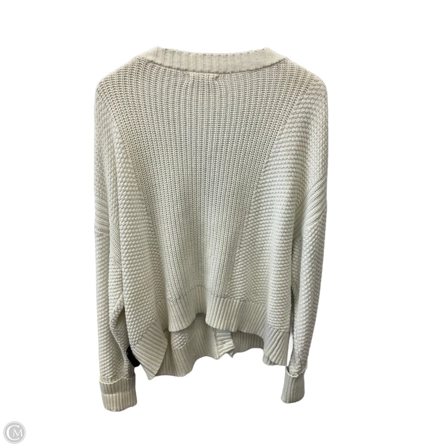 Sweater Cardigan By Maurices In Cream, Size: Xxl