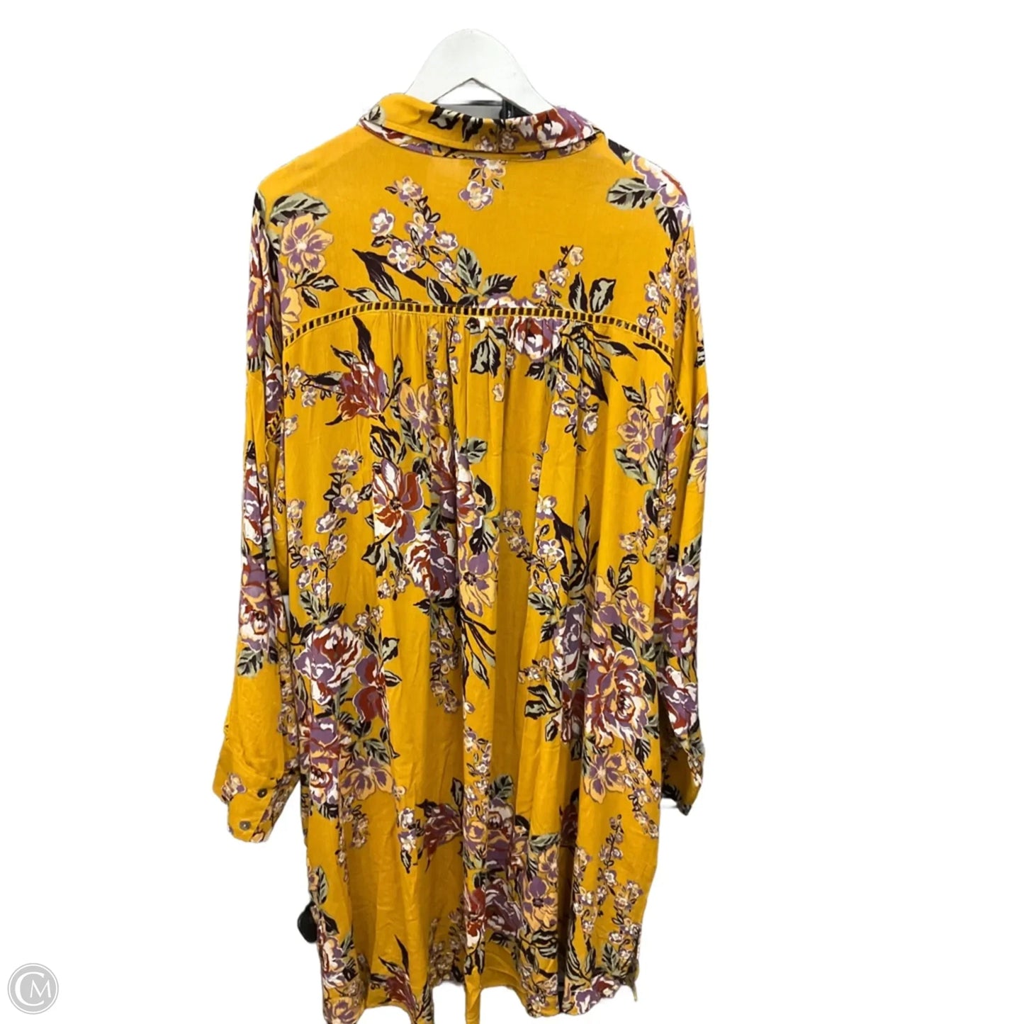 Dress Casual Short By Oddi In Yellow, Size: 3x