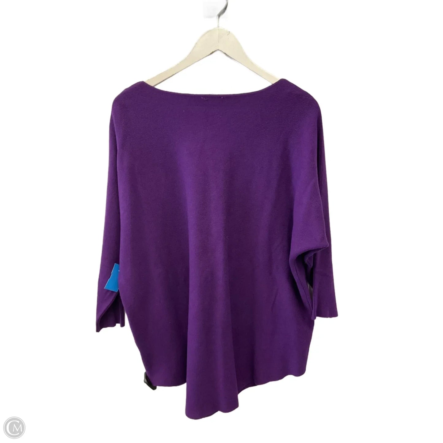 Top 3/4 Sleeve By Siren Lily In Purple, Size: 2x