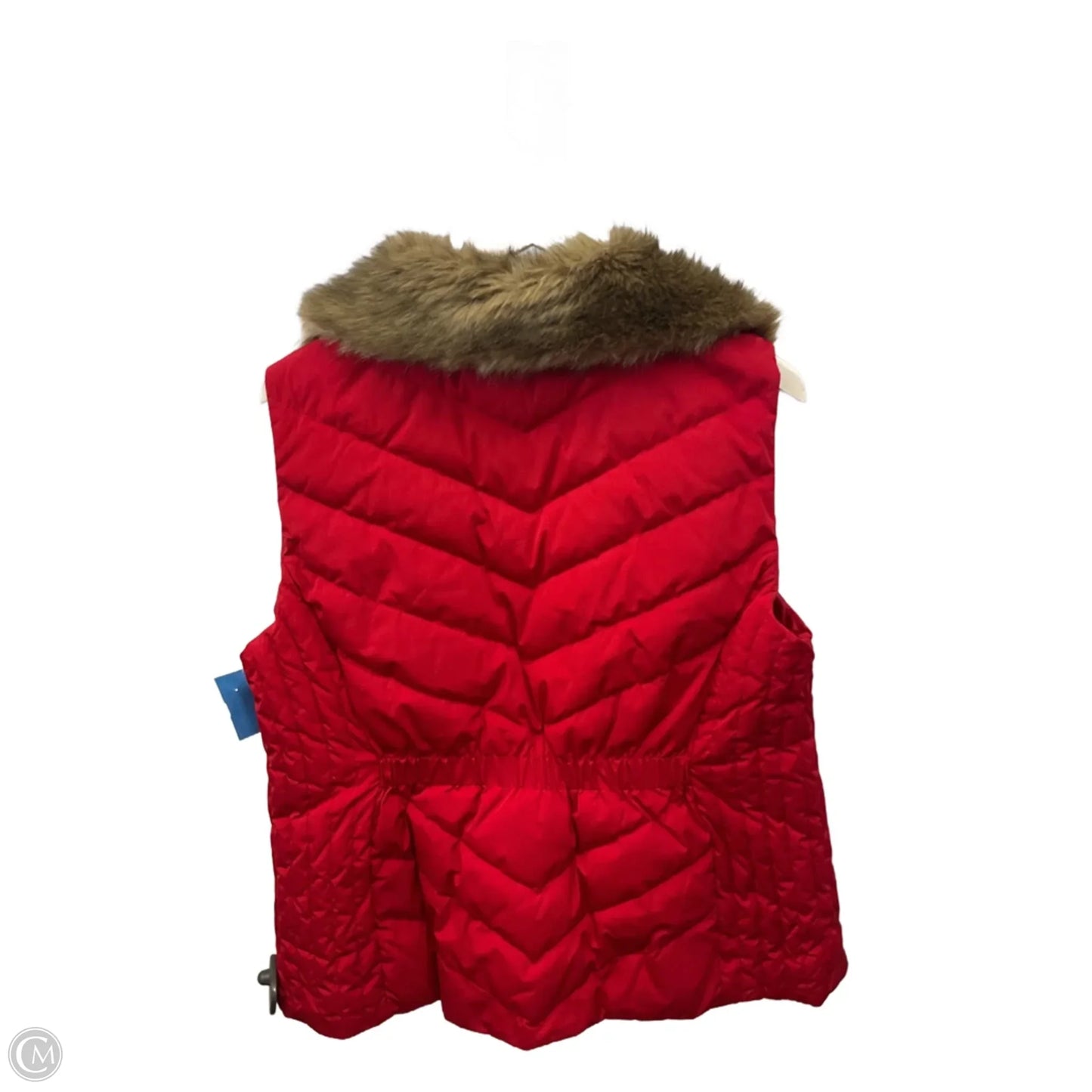Vest Puffer & Quilted By Talbots In Red, Size: Xl