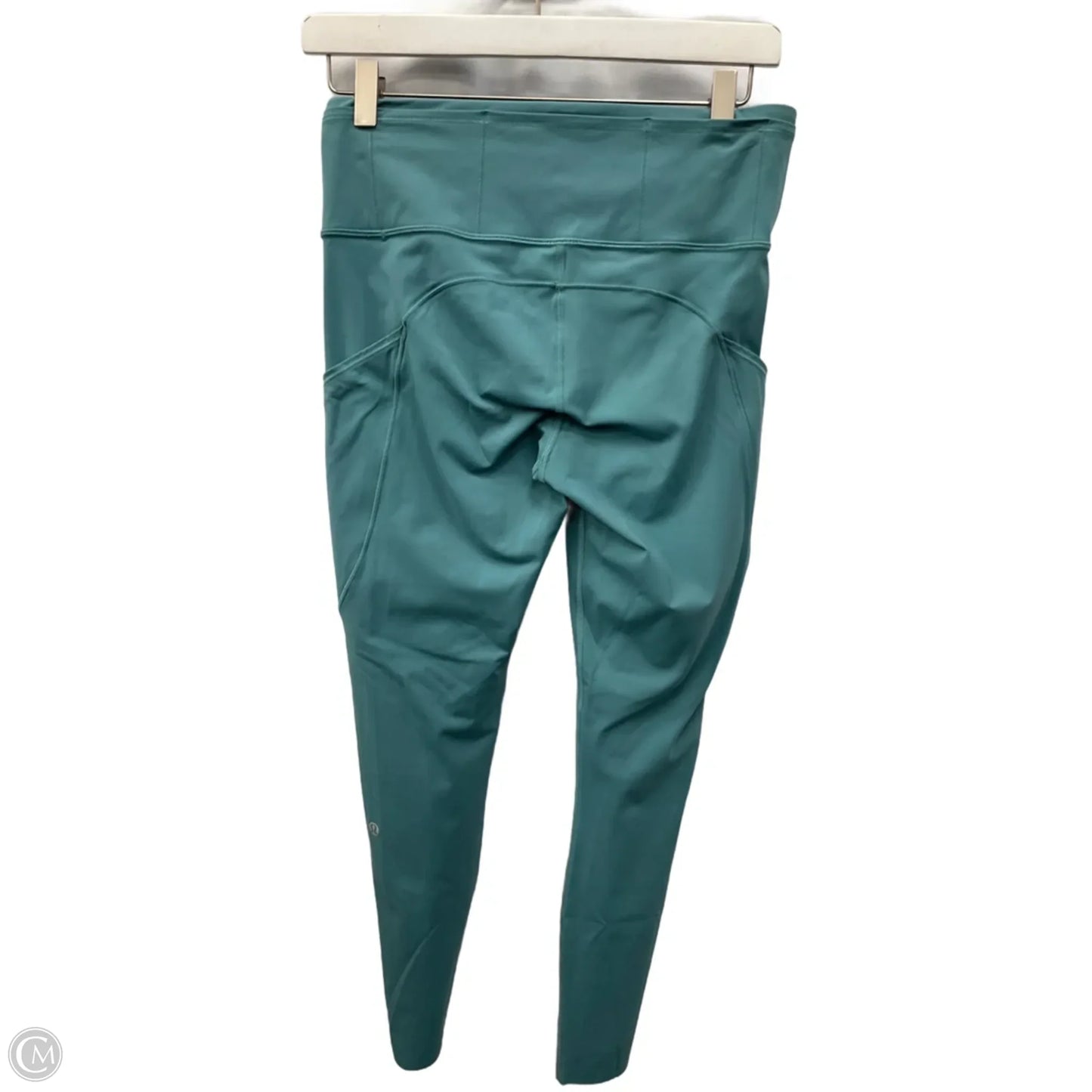 Athletic Leggings By Lululemon In Green, Size: 8