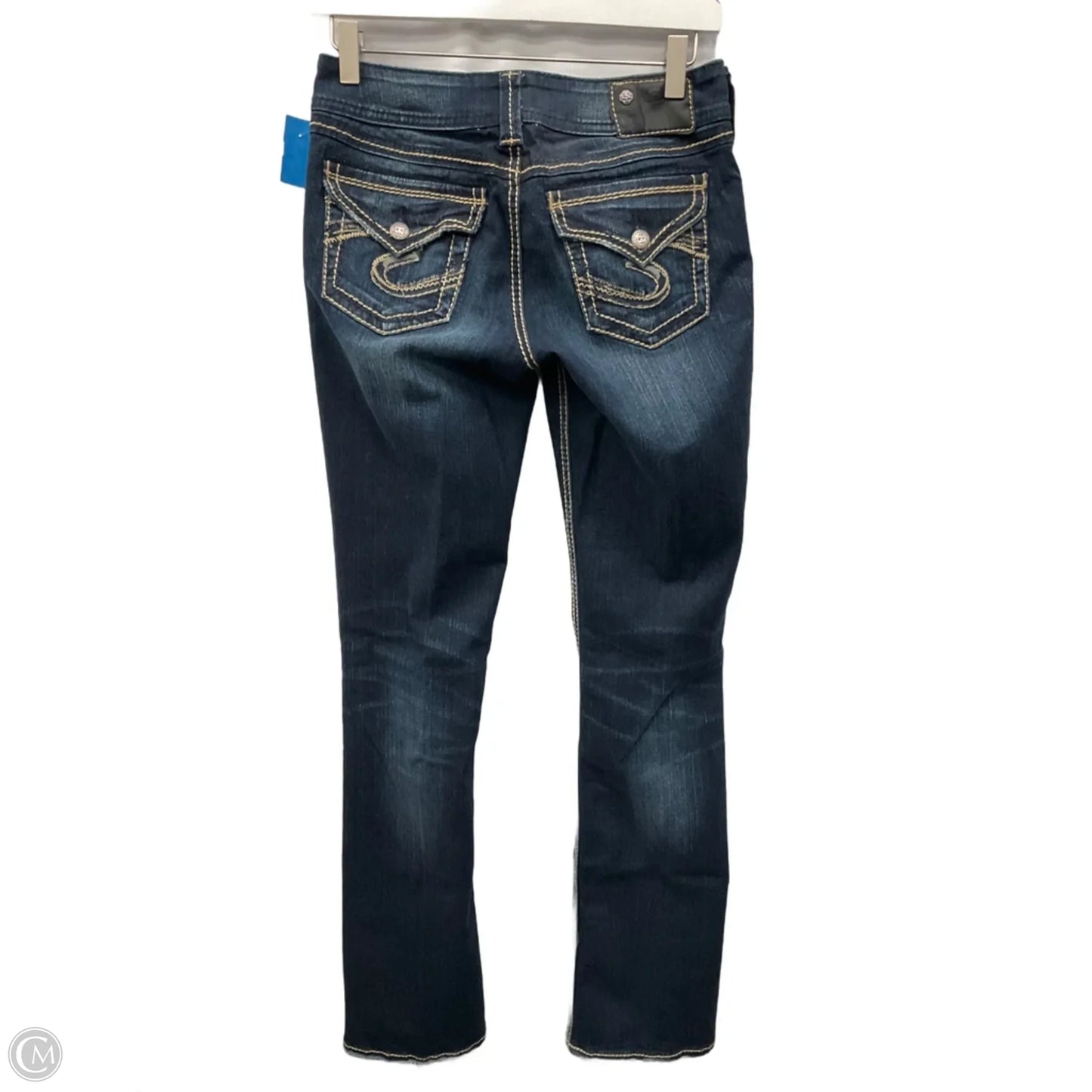 Jeans Boot Cut By Silver In Blue Denim, Size: 2