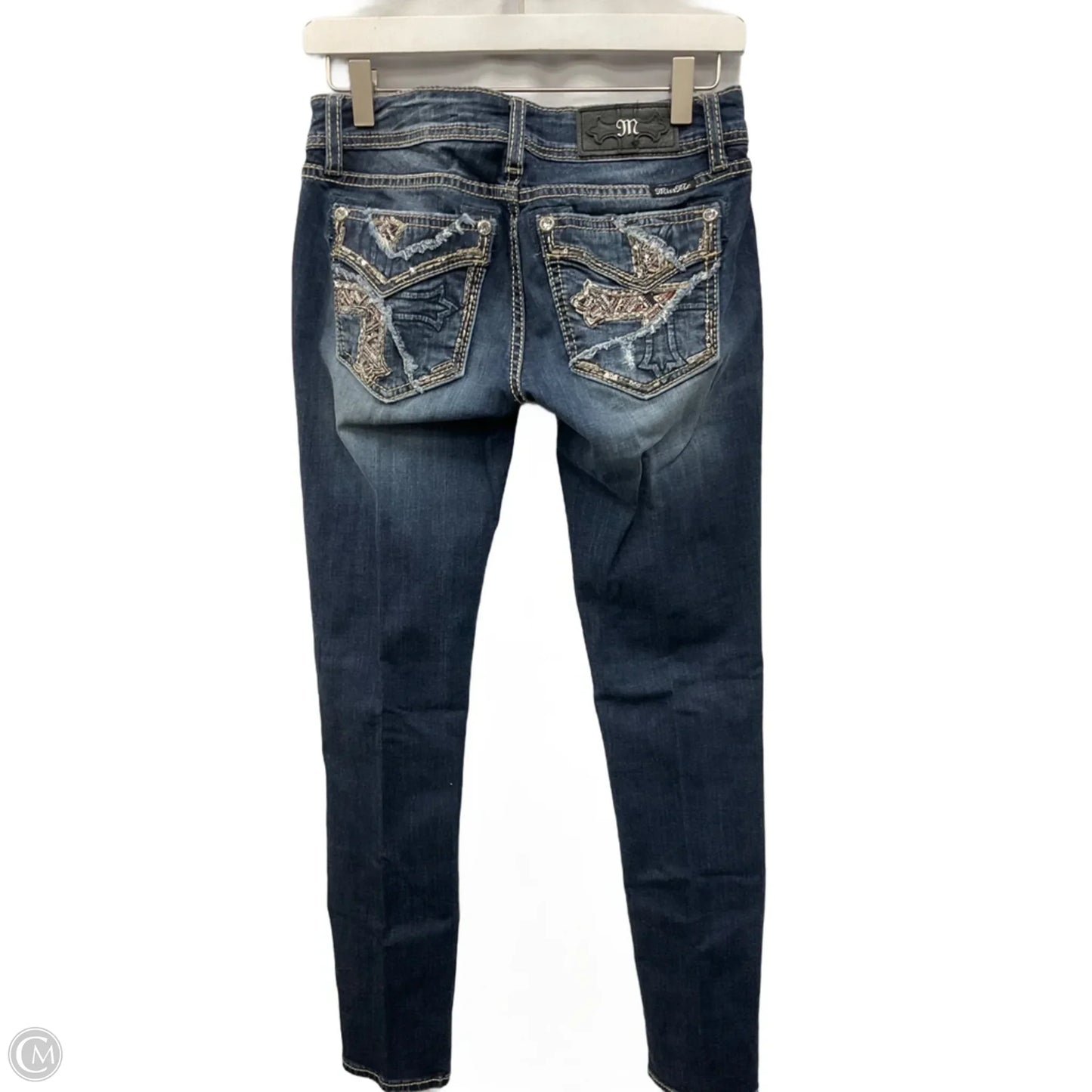 Jeans Skinny By Miss Me In Blue Denim, Size: 2