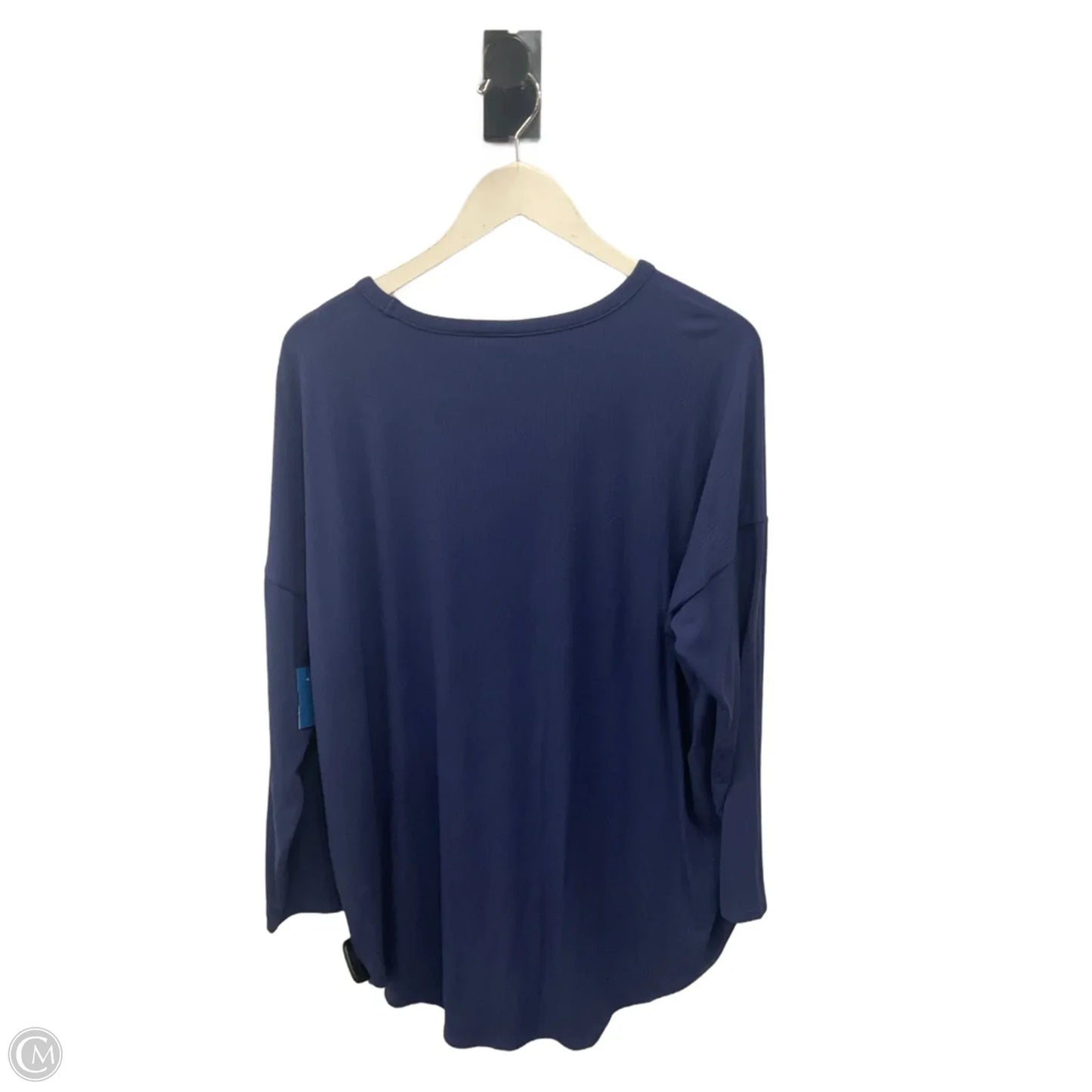 Top Long Sleeve Basic By Old Navy In Navy, Size: Xl